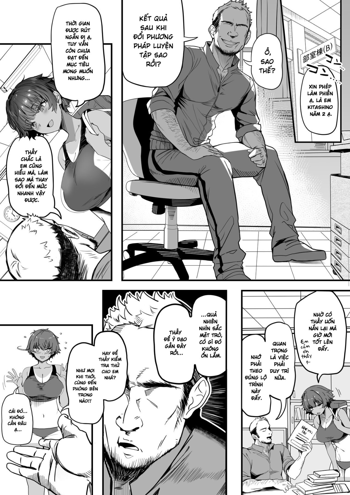 HentaiVN.net - Ảnh 9 - Kansai Gyogyou Kyoudou Kumiai (Marushin)] Rikujoubu no Bokukko Doukyuusei ga Chuunen Komon ni Mesu ni Sareru Ichibu Shijuu - Siêu phẩm