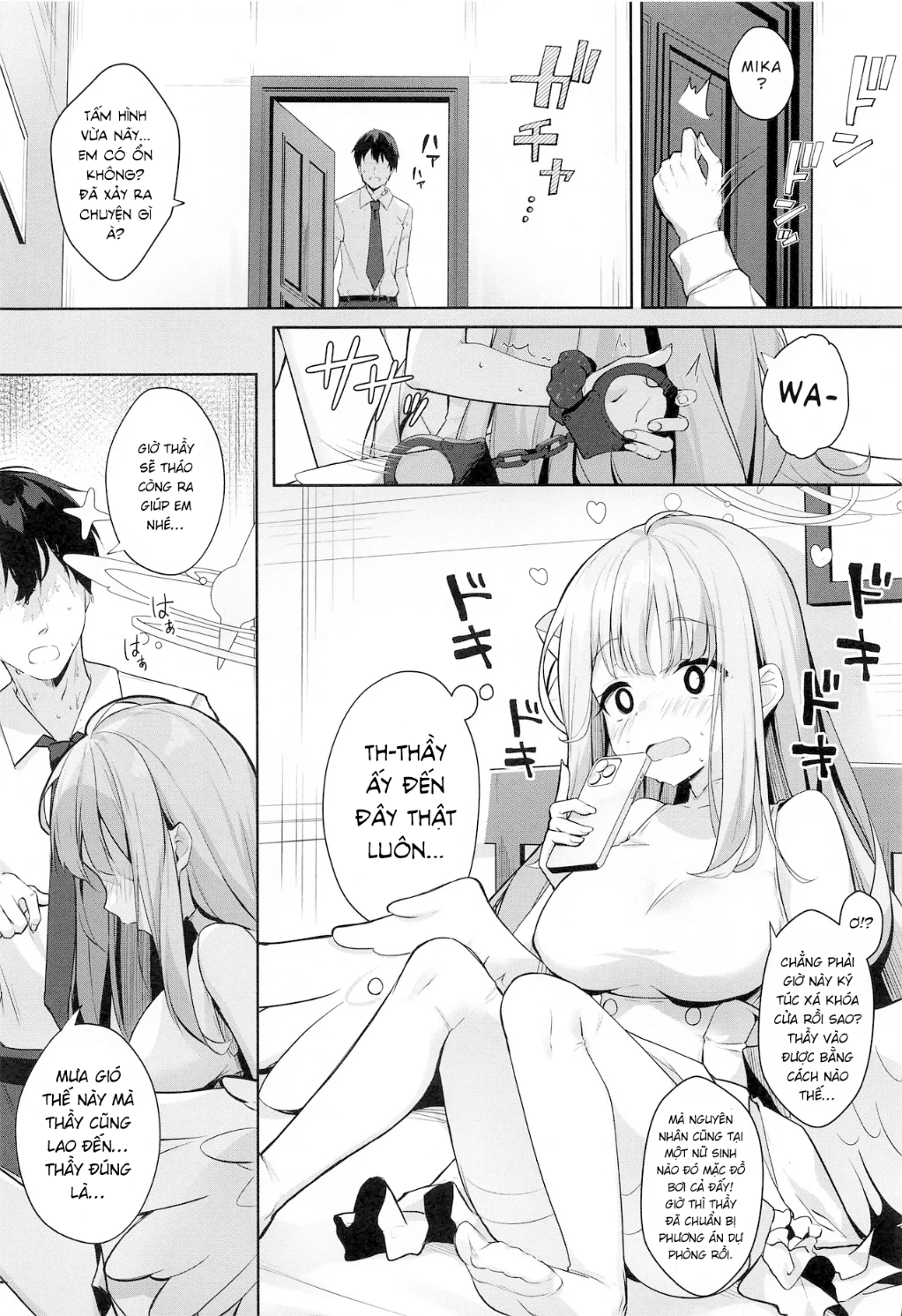 HentaiVN.net - Ảnh 9 - Sensei, thầy bị em lừa rồi đó! - Chap 1