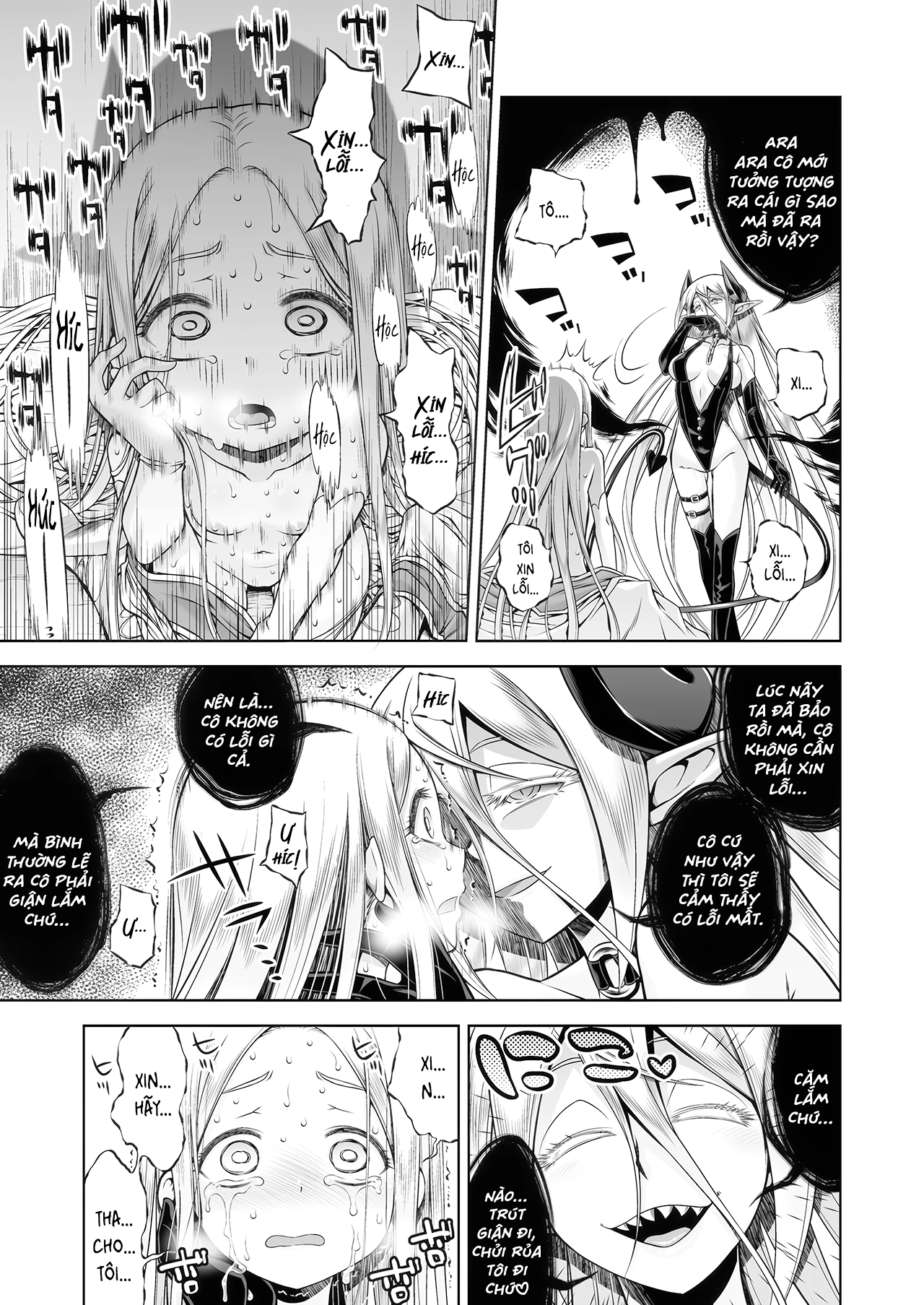 HentaiVN.net - Ảnh 9 - Đoạ Lạc Thánh Nữ Và Dâm Yêu - Chap 2: 82 Trang Bùng Lổ