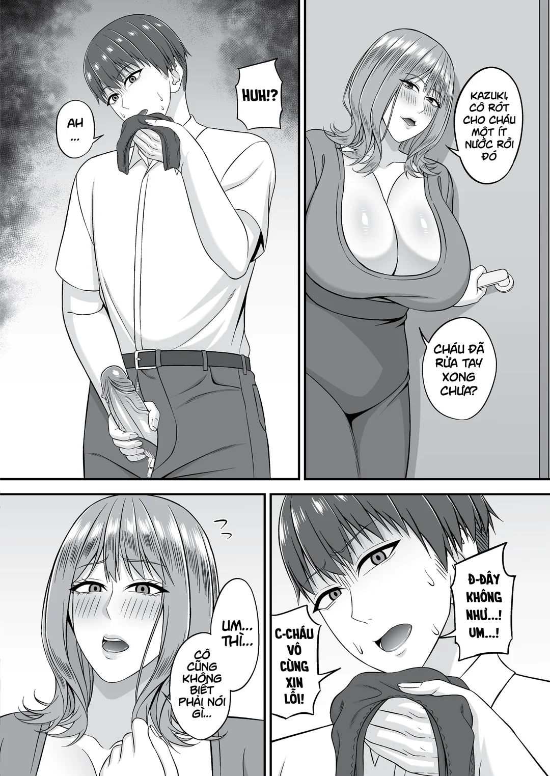HentaiVN.net - Ảnh 10 - Gần gũi với mẹ bạn ngực khủng - 1_oneshot
