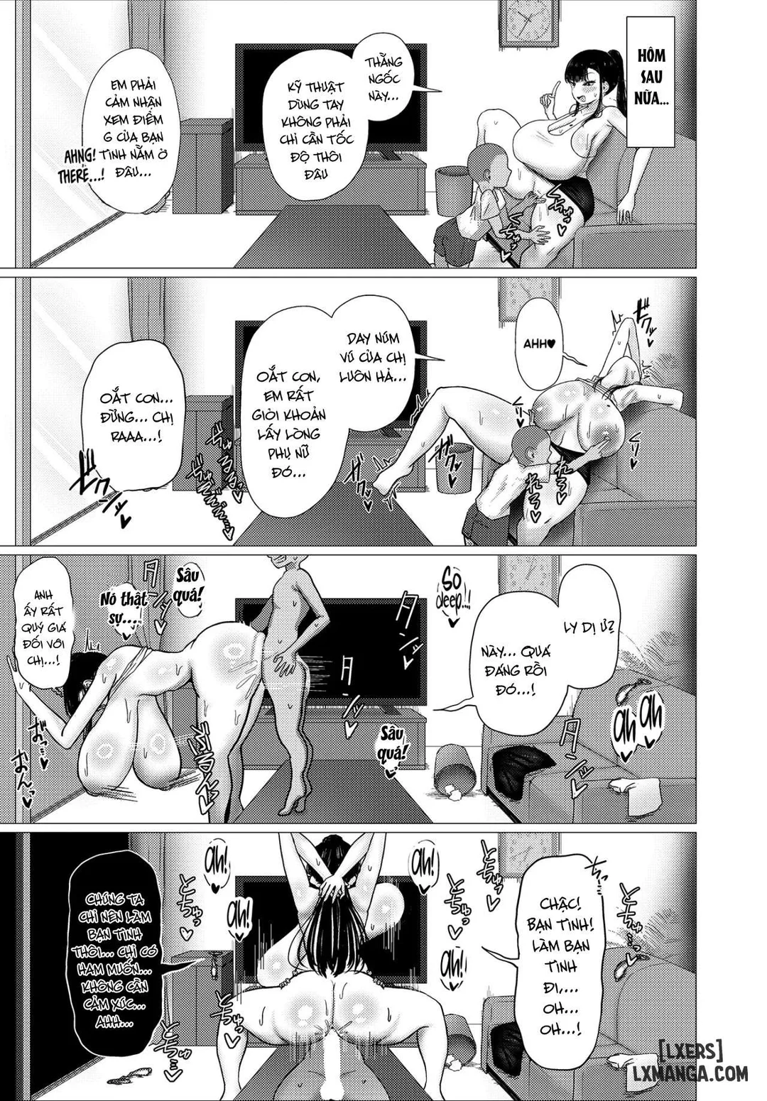 HentaiVN.net - Ảnh 9 - Quyết không thua thằng nhóc cu dài - Oneshot