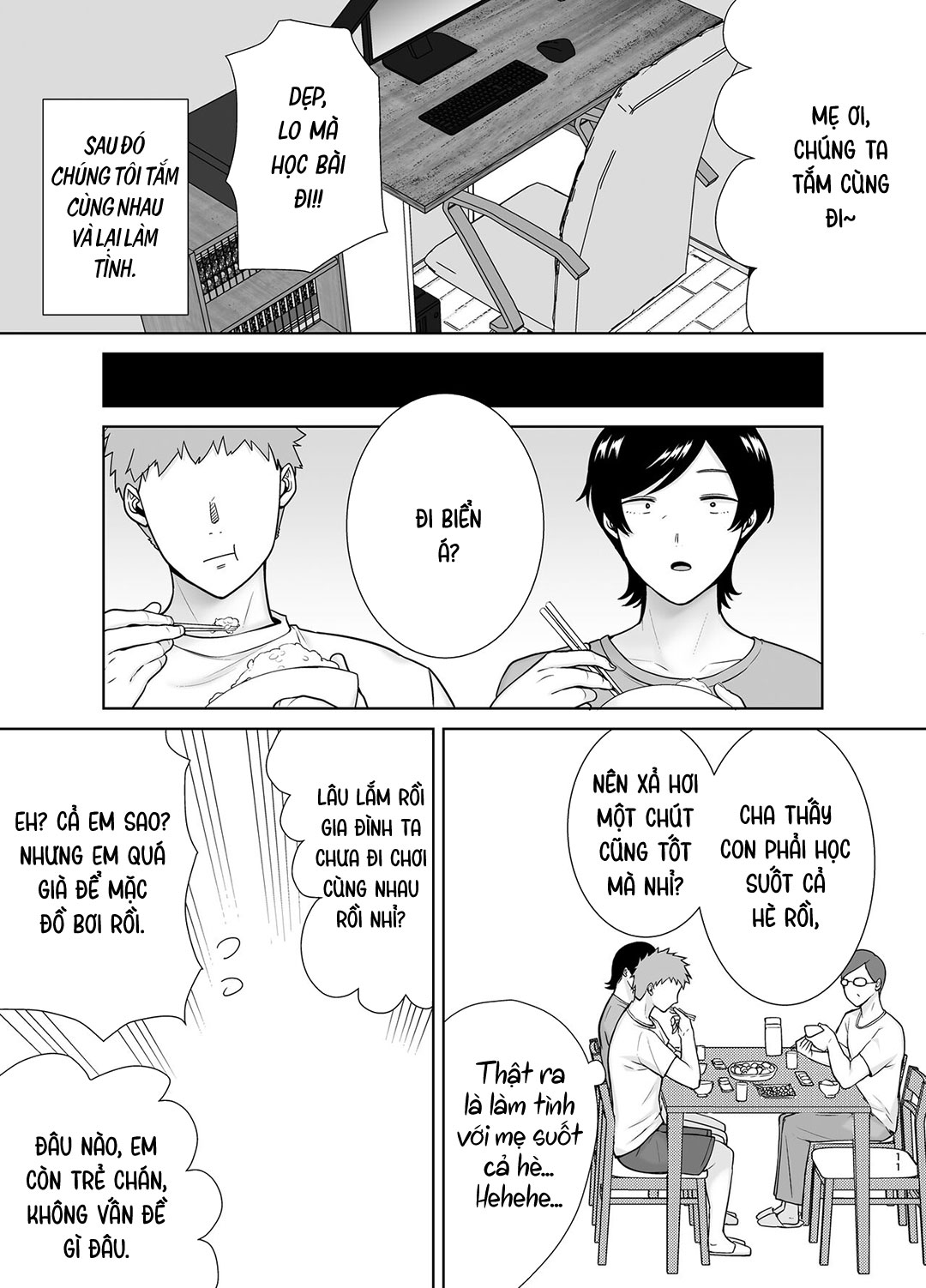 HentaiVN.net - Ảnh 10 - Mẹ cũng là phụ nữ - Chap 3