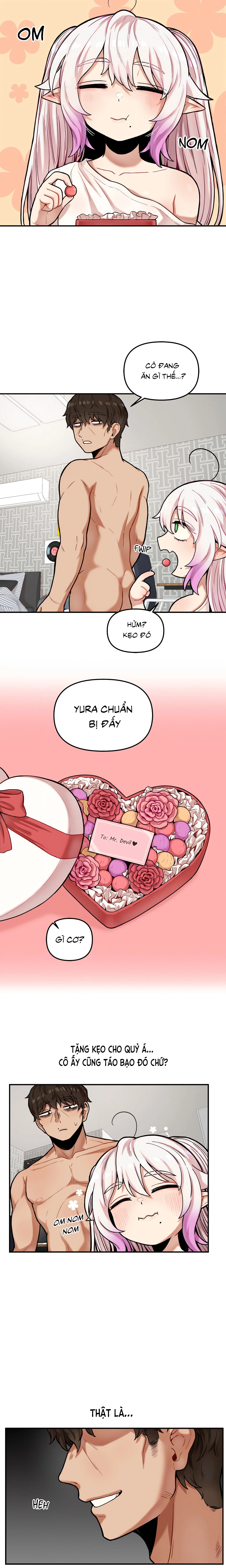 HentaiVN.net - Ảnh 9 - Con Mèo Nhặt Được Hóa Ra Là Succubus!? Tôi nhận được kĩ năng vô hình (Không che) - Chap 11