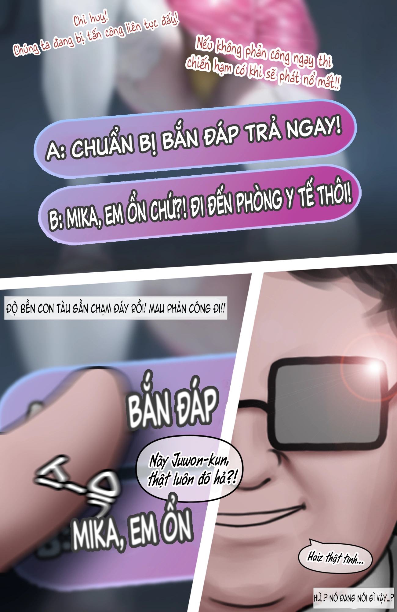 HentaiVN.net - Ảnh 5 - Gái Du Côn X Wibu Đụt Cận Trĩ - Chap 6.1