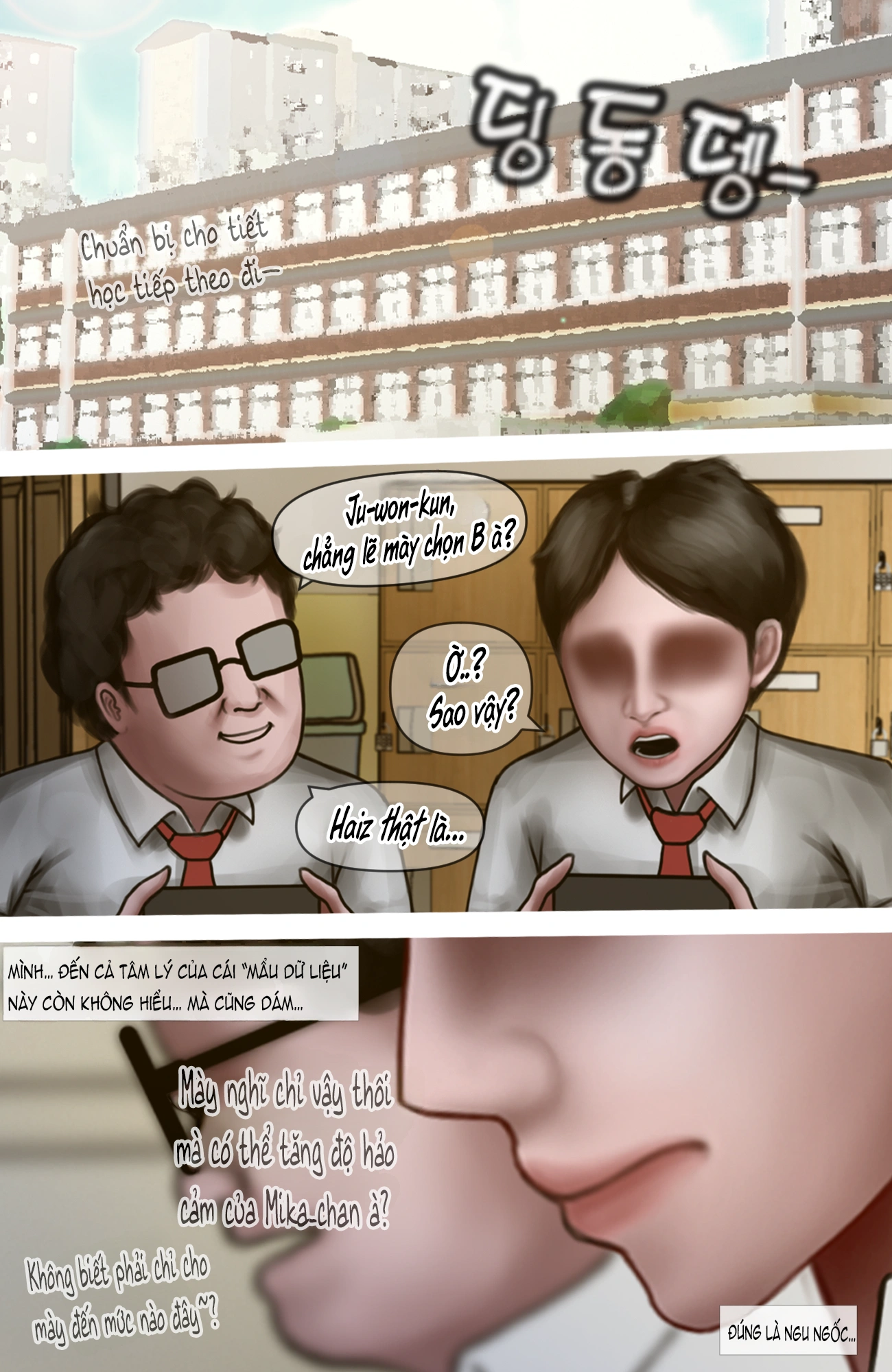 HentaiVN.net - Ảnh 5 - Gái Du Côn X Wibu Đụt Cận Trĩ - Chap 9.1