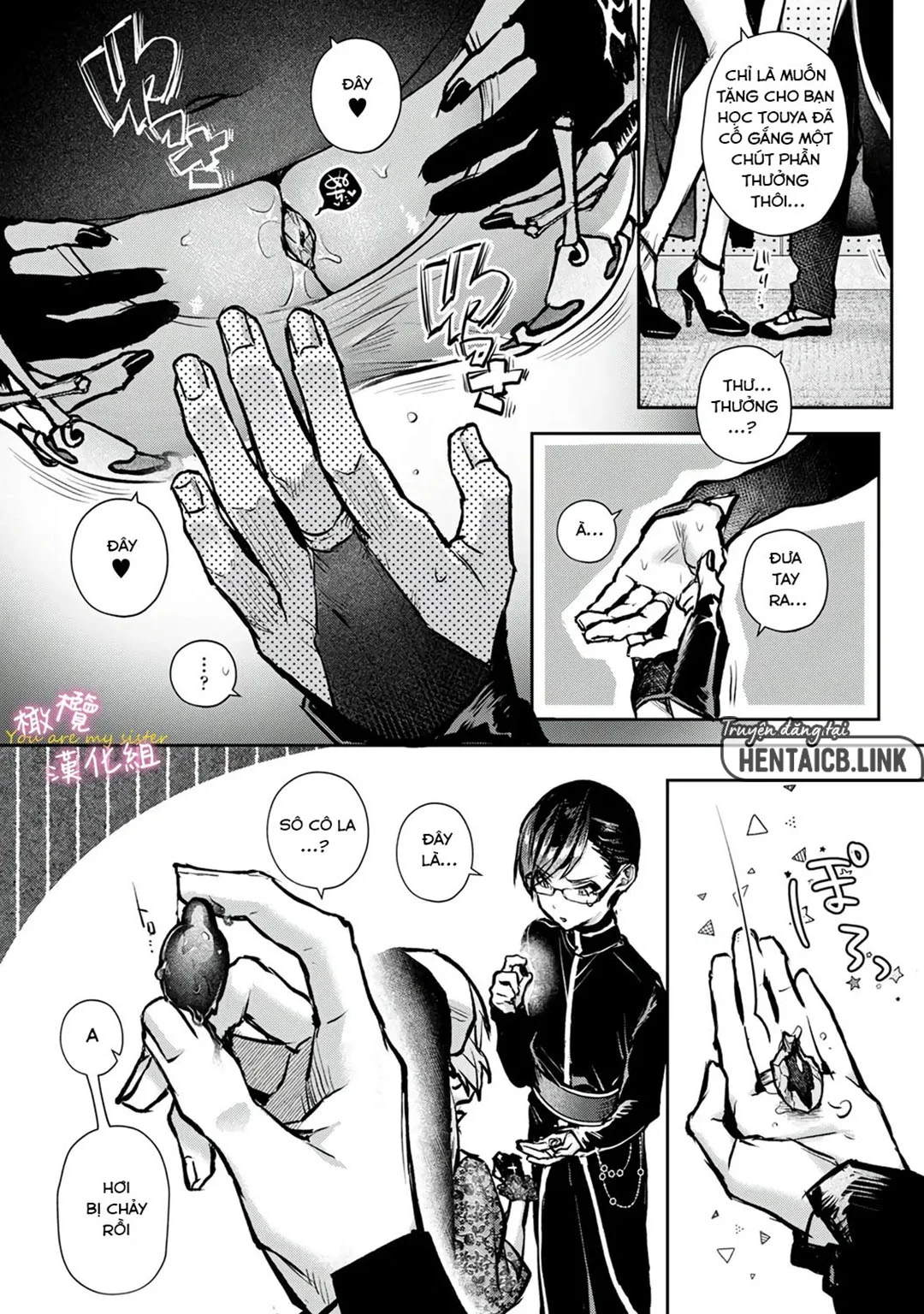 HentaiVN.net - Ảnh 11 - Chúng Tôi Là Tù Nhân Của Chị Gái - Ch. 6