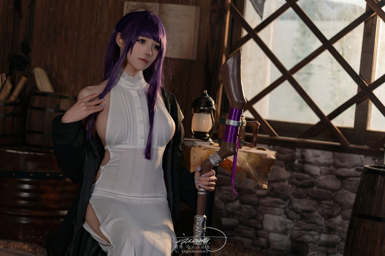 HentaiVN.net - Ảnh 10 - Cosplay Fern 黏黏团子兔 - 酩酊大喷菇 - Cosplay Fern
