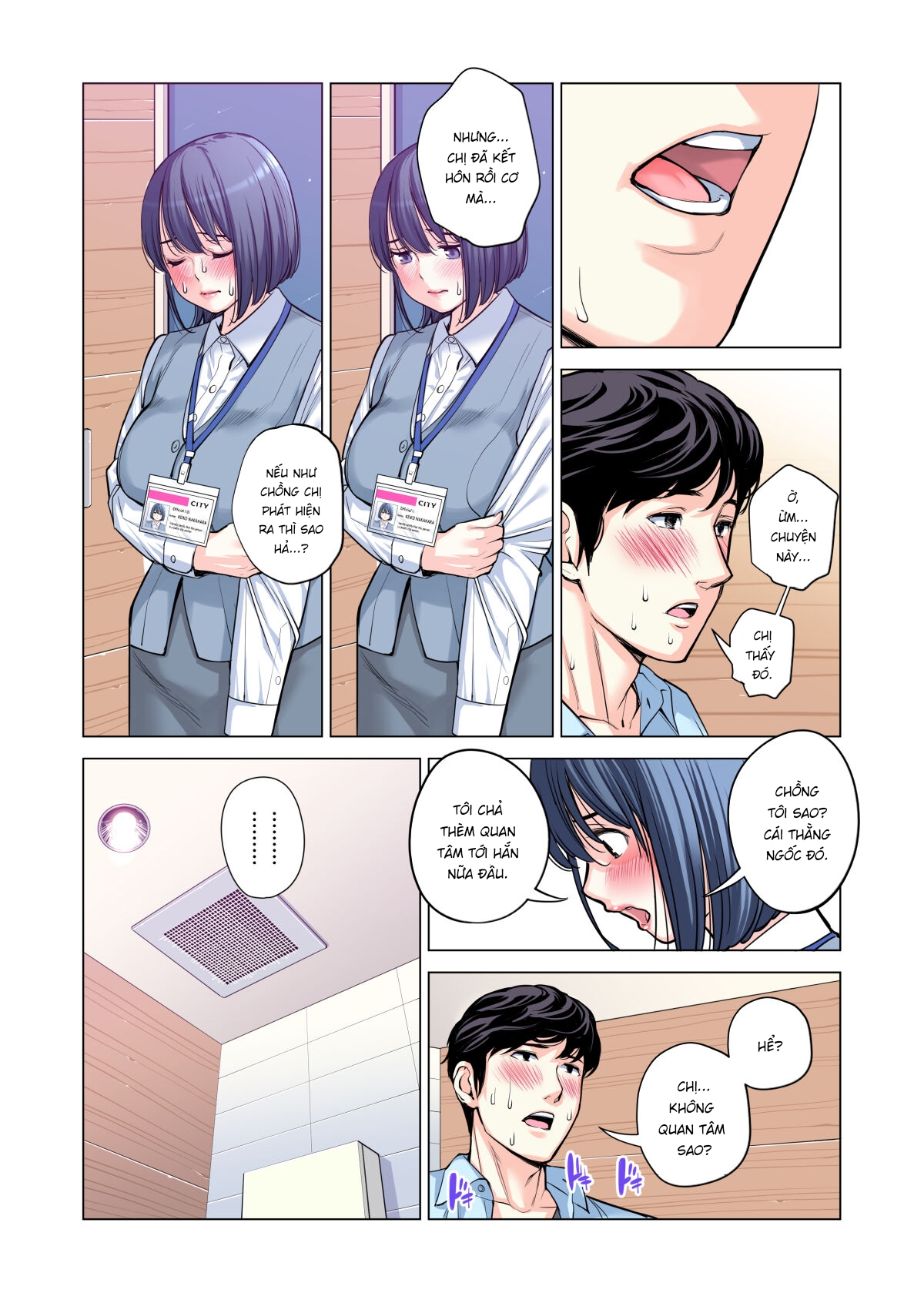 HentaiVN.net - Ảnh 10 - Những cô trợ lý đã có chồng 1-5 - Chap 4 Full màu