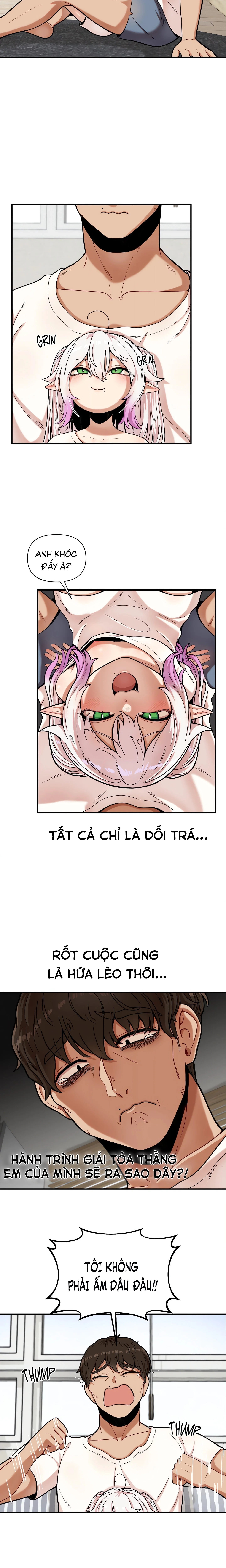 HentaiVN.net - Ảnh 10 - Con Mèo Nhặt Được Hóa Ra Là Succubus!? Tôi nhận được kĩ năng vô hình (Không che) - Chap 2