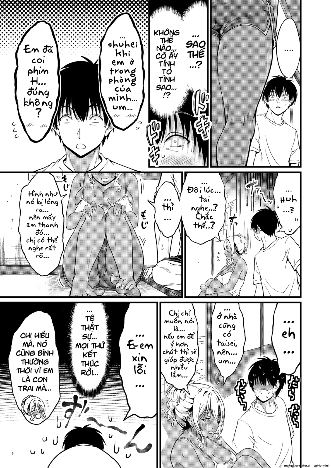 HentaiVN.net - Ảnh 10 - Yojouhan Ikken Apart de Komochi Dosukebe Rinjin to Asedaku Noukou na Otsukiai - Chap 1