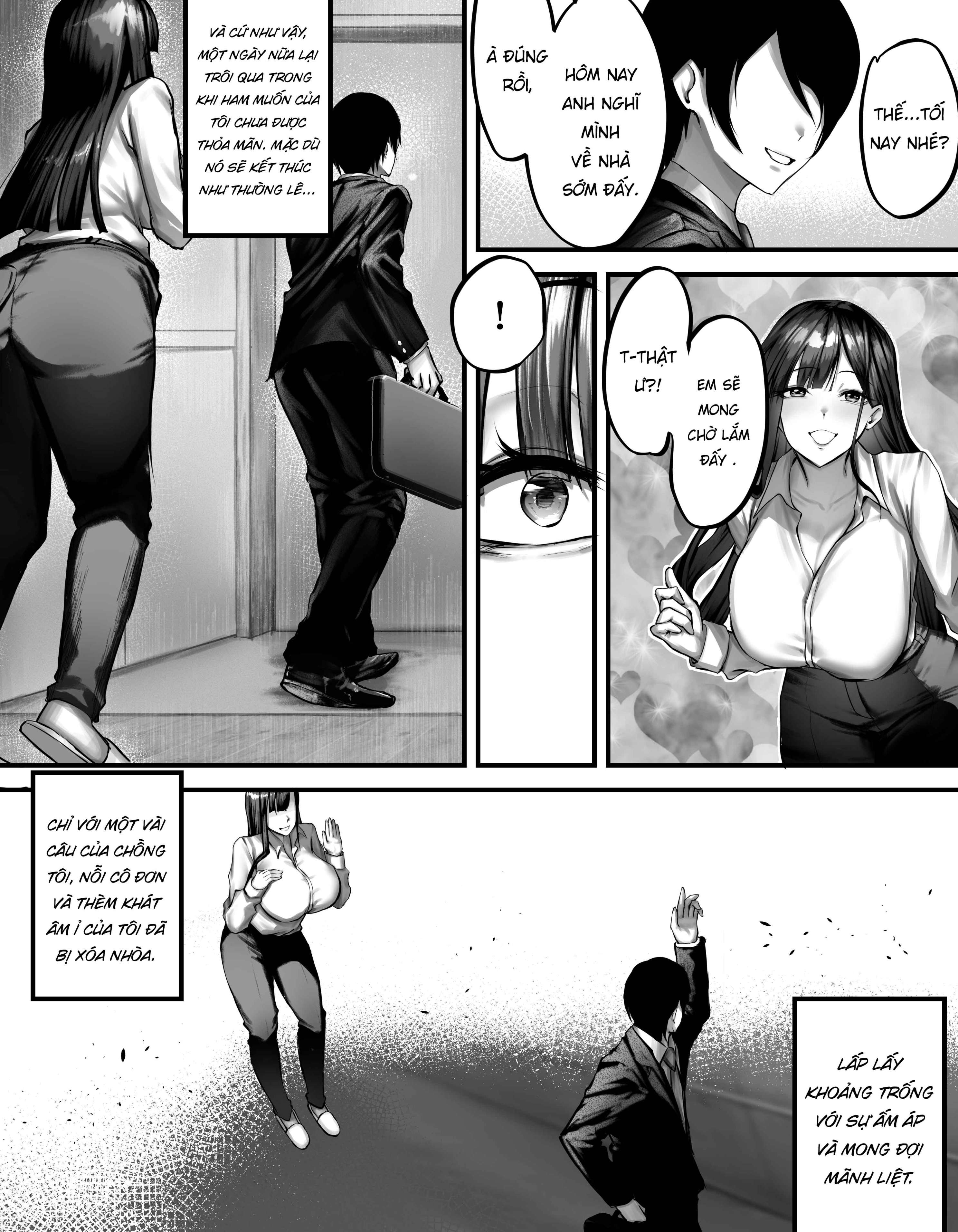HentaiVN.net - Ảnh 10 - [ART NỔ LỒN] Cô Vợ Thiếu Thốn Tình Dục Của Tôi - Chương 1 [Đọc từ trái sang phải]