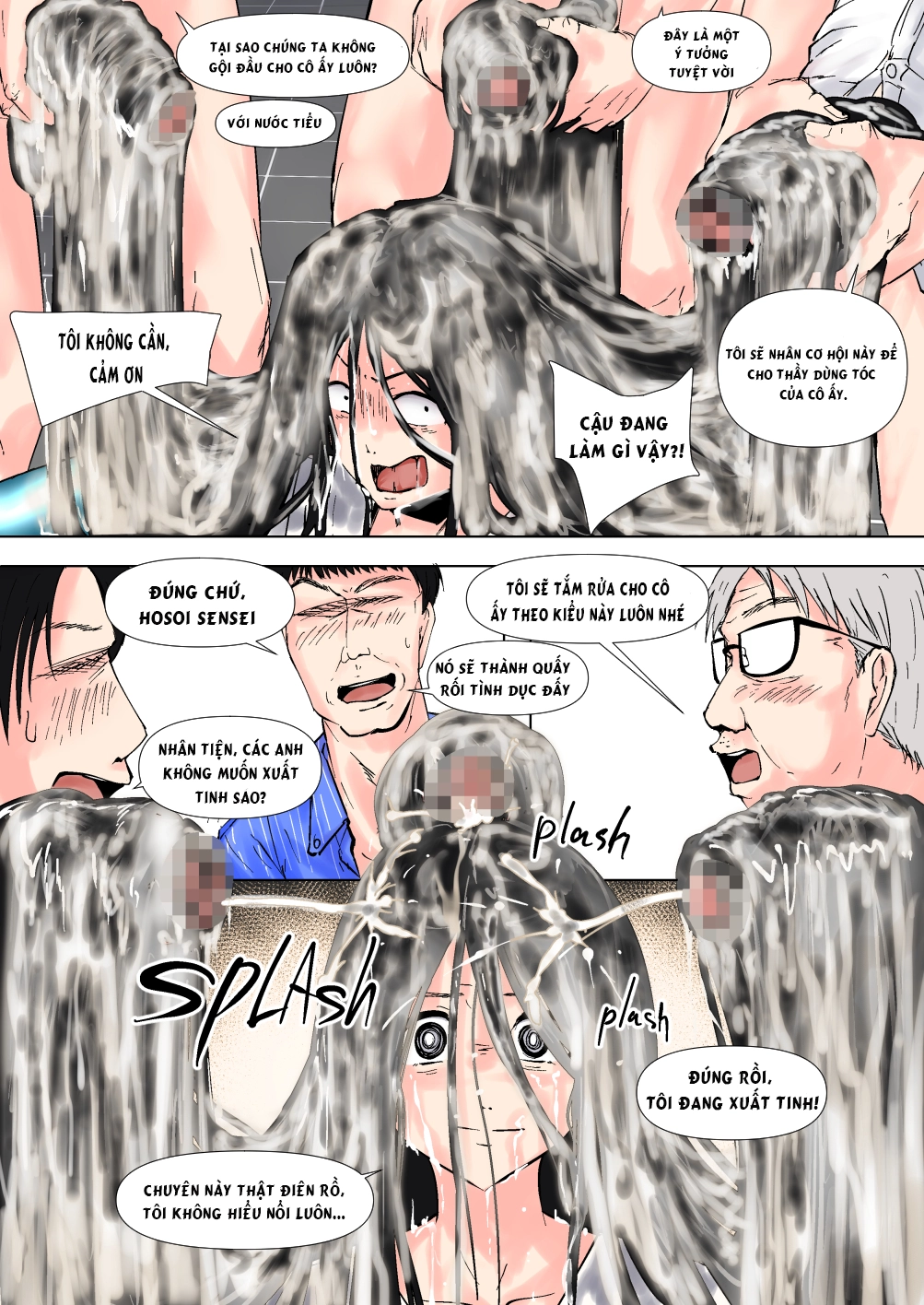 HentaiVN.net - Ảnh 10 - Series Truyện Sở Thích Kỳ Lạ Với Tóc  - Kuroe Sensei Phần 2