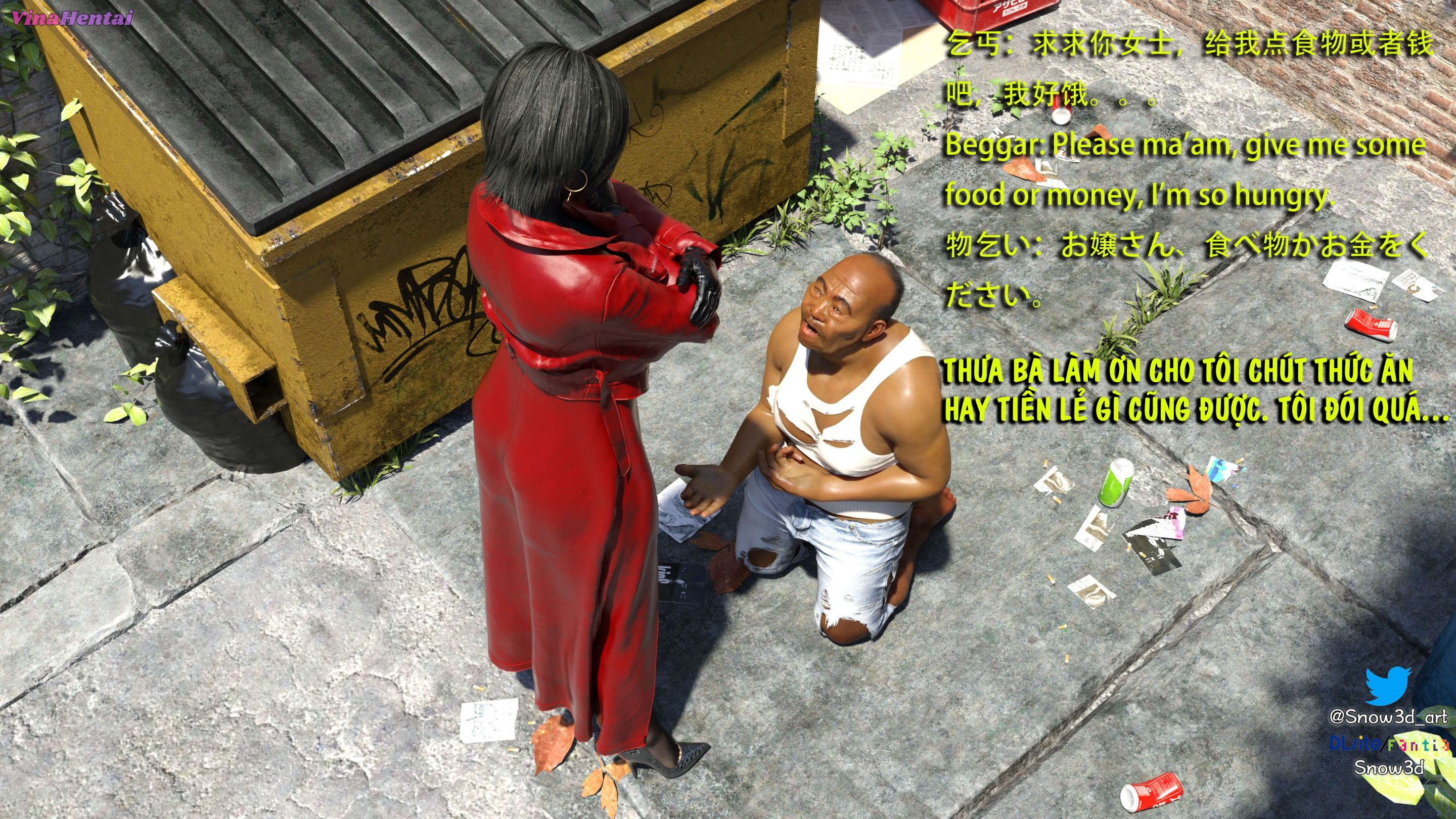 HentaiVN.net - Ảnh 11 - Ada Wong Và Kẻ Ăn Mày - Chap 1