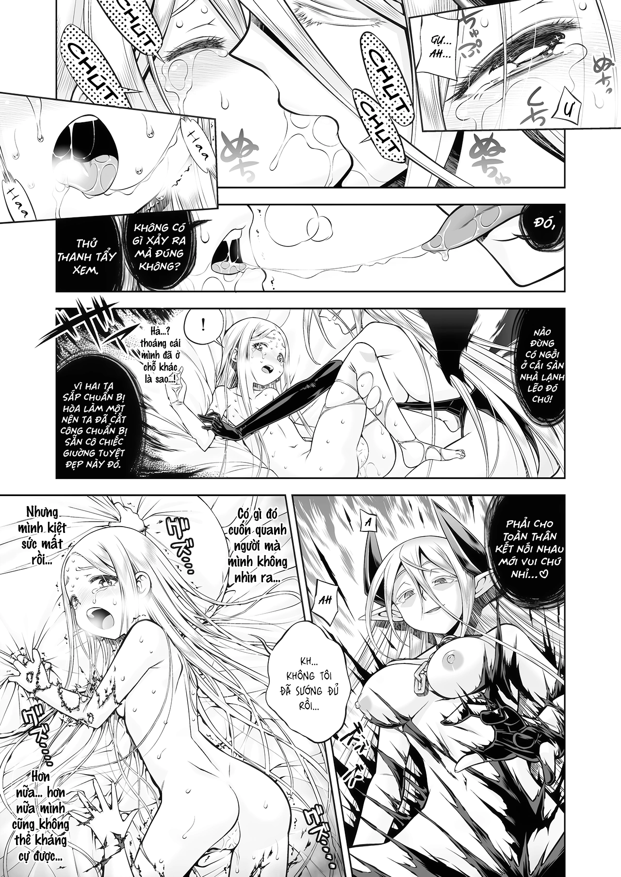 HentaiVN.net - Ảnh 11 - Đoạ Lạc Thánh Nữ Và Dâm Yêu - Chap 2: 82 Trang Bùng Lổ