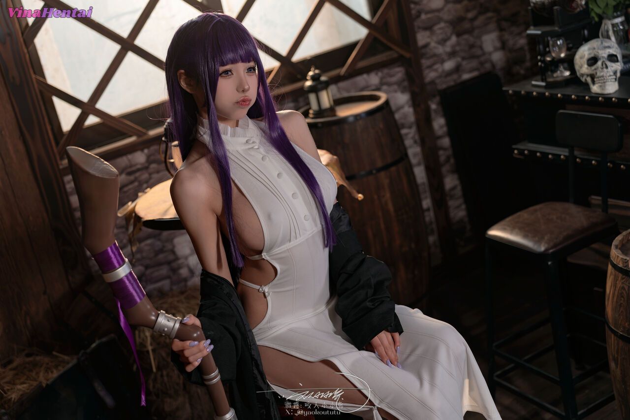 HentaiVN.net - Ảnh 11 - Cosplay Fern 黏黏团子兔 - 酩酊大喷菇 - Cosplay Fern