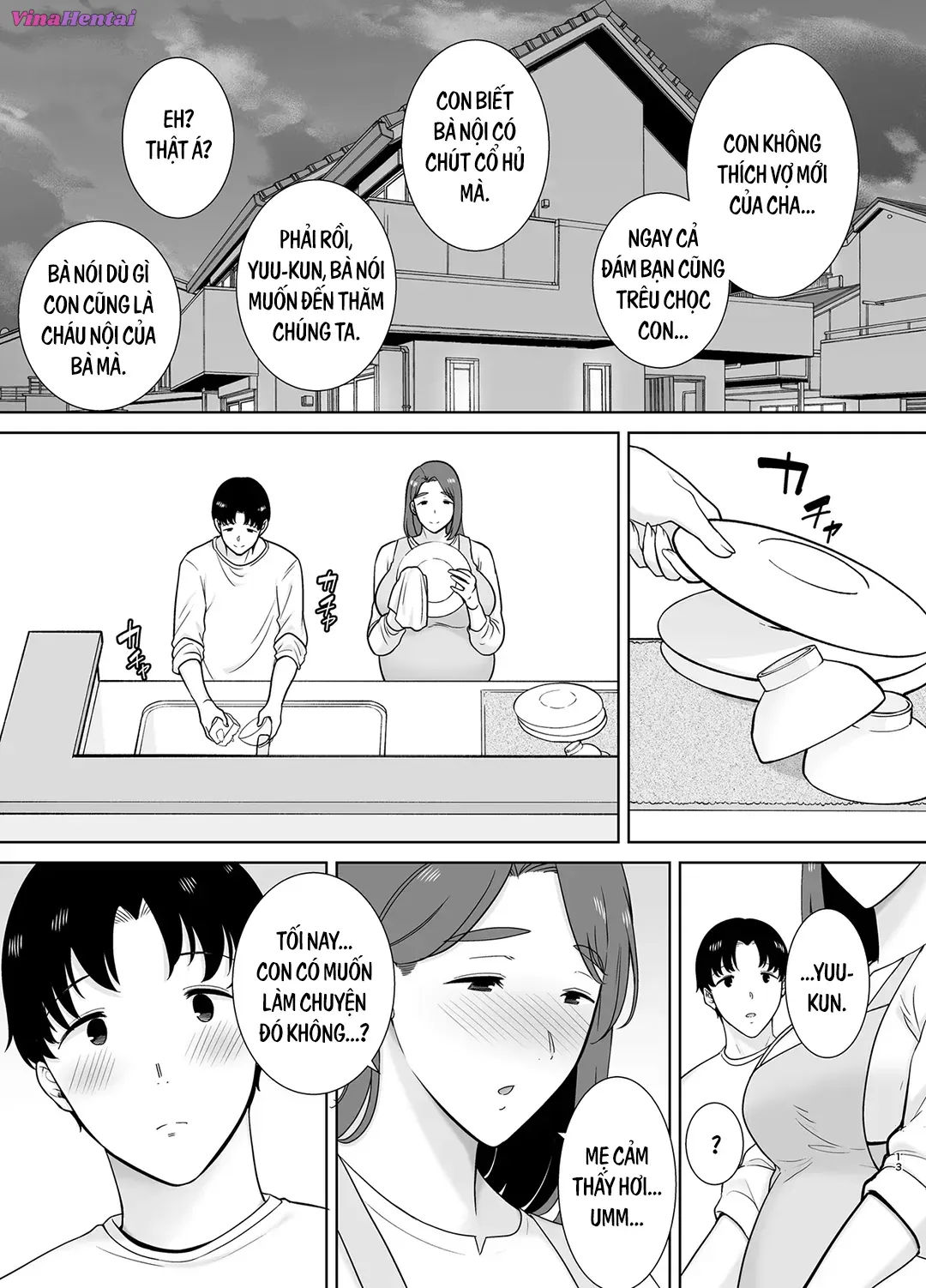 HentaiVN.net - Ảnh 12 - Mẹ chính là người tôi yêu! - Chap 10