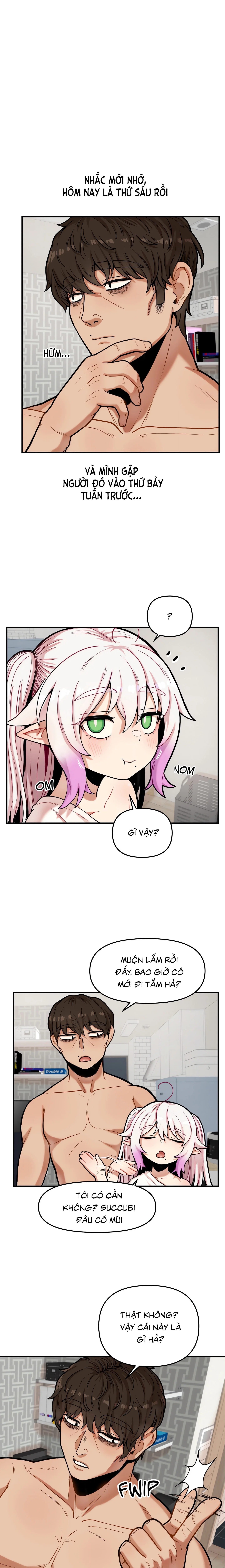 HentaiVN.net - Ảnh 11 - Con Mèo Nhặt Được Hóa Ra Là Succubus!? Tôi nhận được kĩ năng vô hình (Không che) - Chap 11
