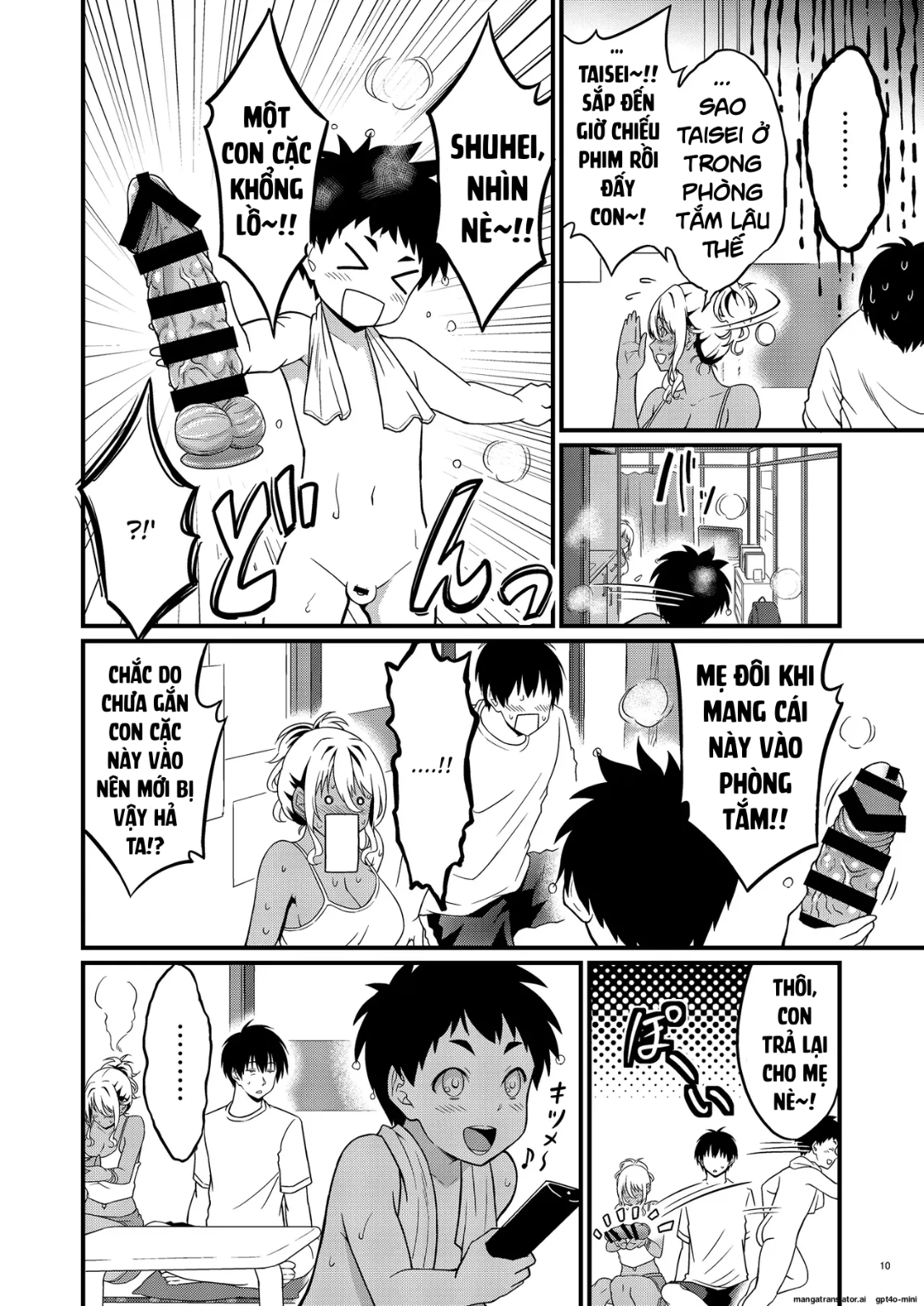 HentaiVN.net - Ảnh 11 - Yojouhan Ikken Apart de Komochi Dosukebe Rinjin to Asedaku Noukou na Otsukiai - Chap 1