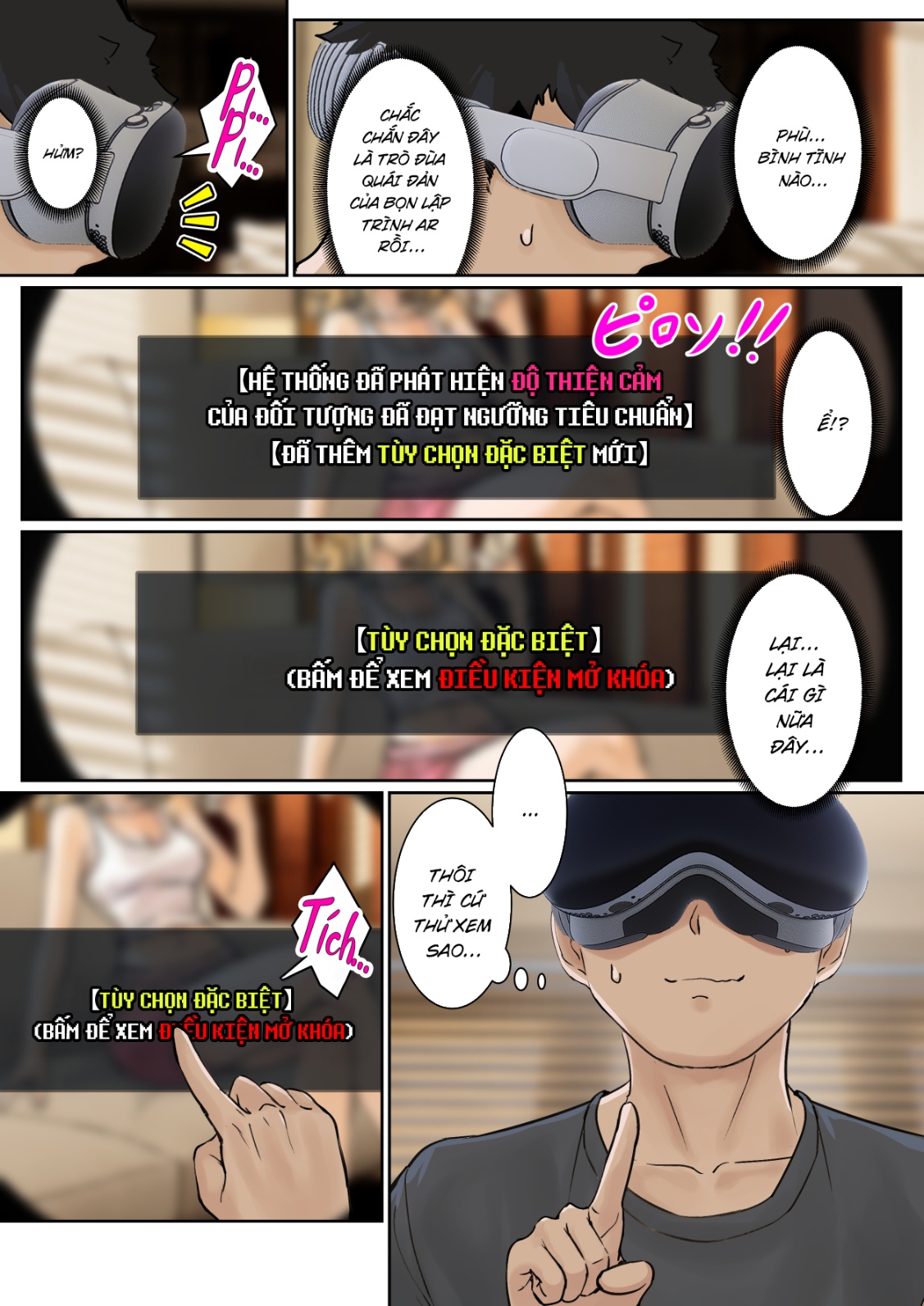 HentaiVN.net - Ảnh 12 - Ore no AR Megane wa Gimai no Samazama na Suuchi ga Mieru?! - Chap 1 [Thiện cảm_ác cảm_Dục vọng] Tùy chọn đặc biệt [???]