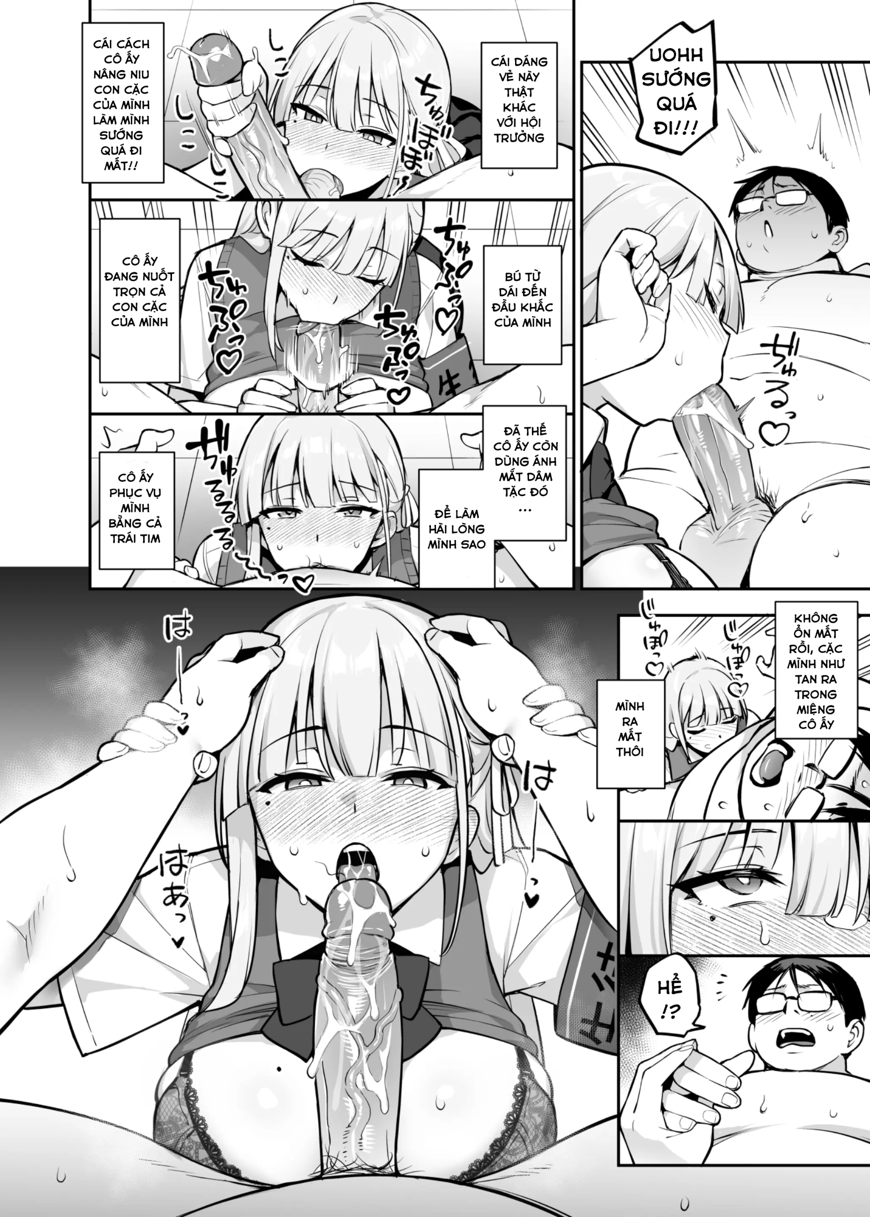 HentaiVN.net - Ảnh 12 - Akogare no Seitokaichou ga Kyonyuu Sugiru Ken - Phần 2 Chap 2: Giải quyết nhu cầu cho Yamada