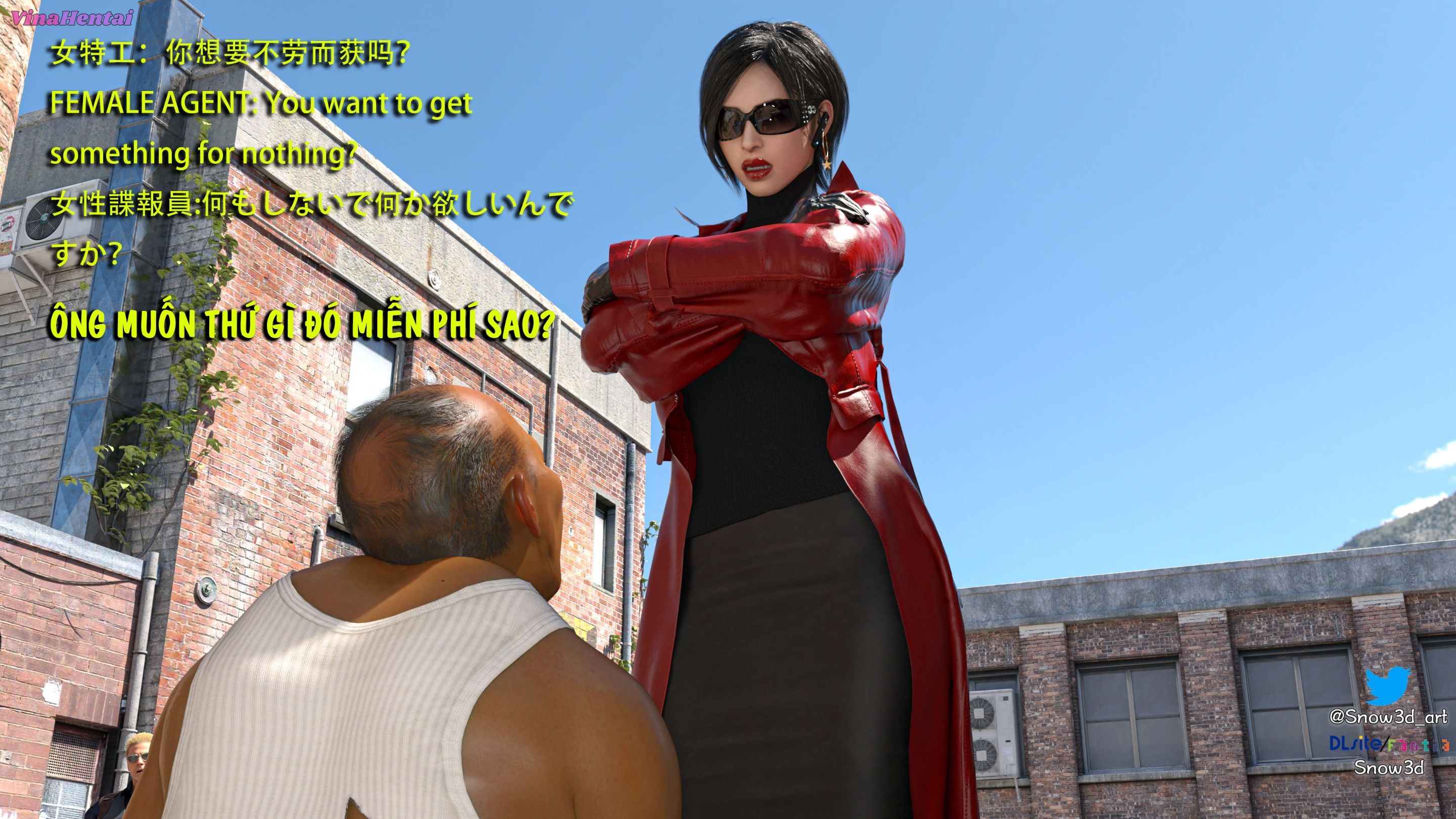 HentaiVN.net - Ảnh 12 - Ada Wong Và Kẻ Ăn Mày - Chap 1