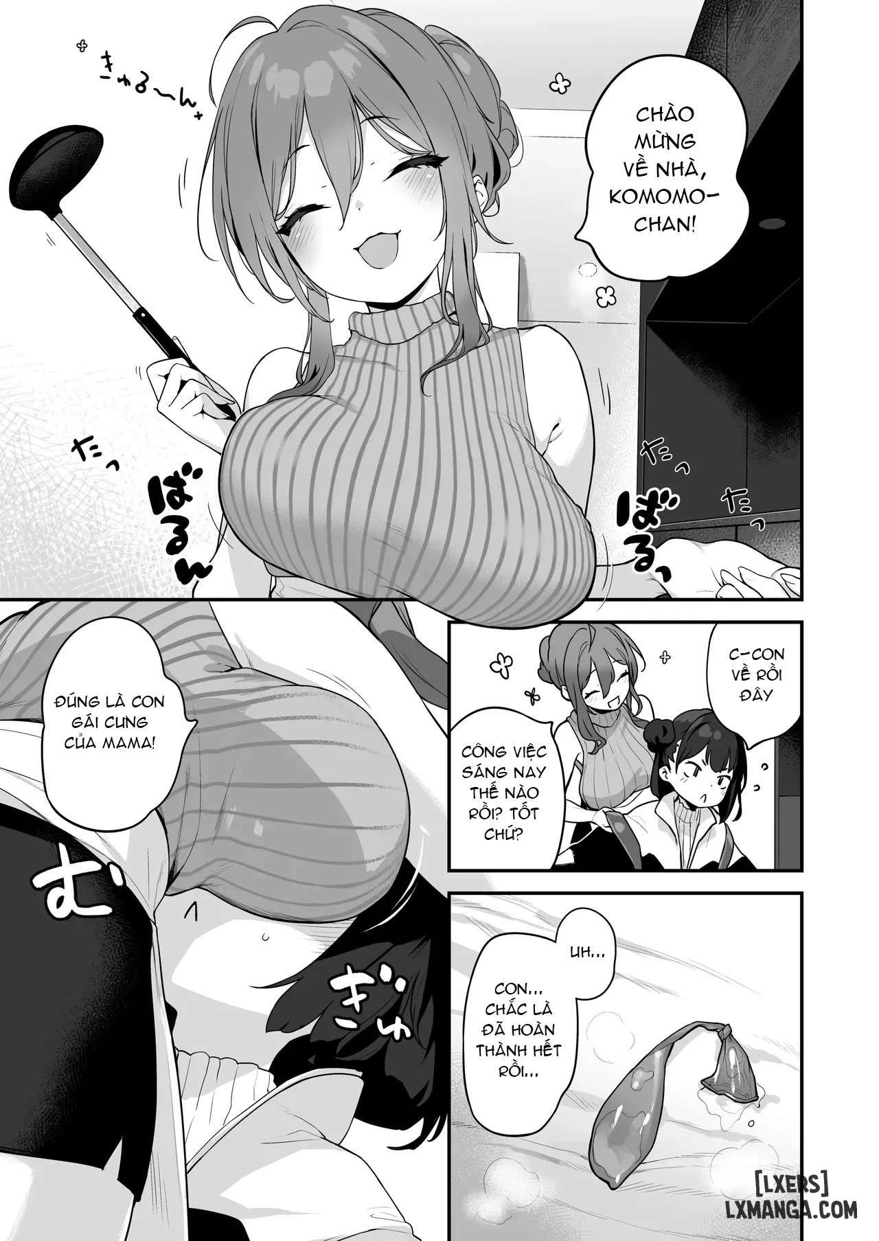 HentaiVN.net - Ảnh 9 - Komomo Là Hầu Gái Loli Kiêm Bồn Chứa Tinh Cho Riêng Chủ Nhân - Chap 1