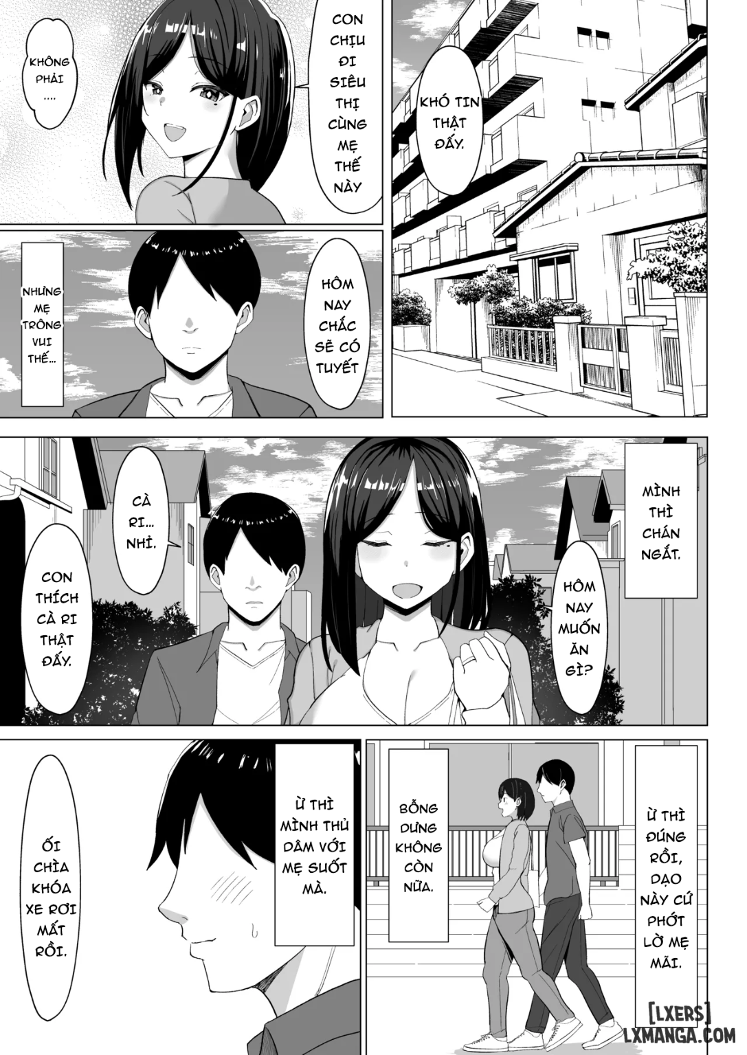 HentaiVN.net - Ảnh 11 - Kaa-chan to Sex Shinai to Derarenai Heya ~Kuchiurusai Haha to Hankouki no Ore~ - Chap 1