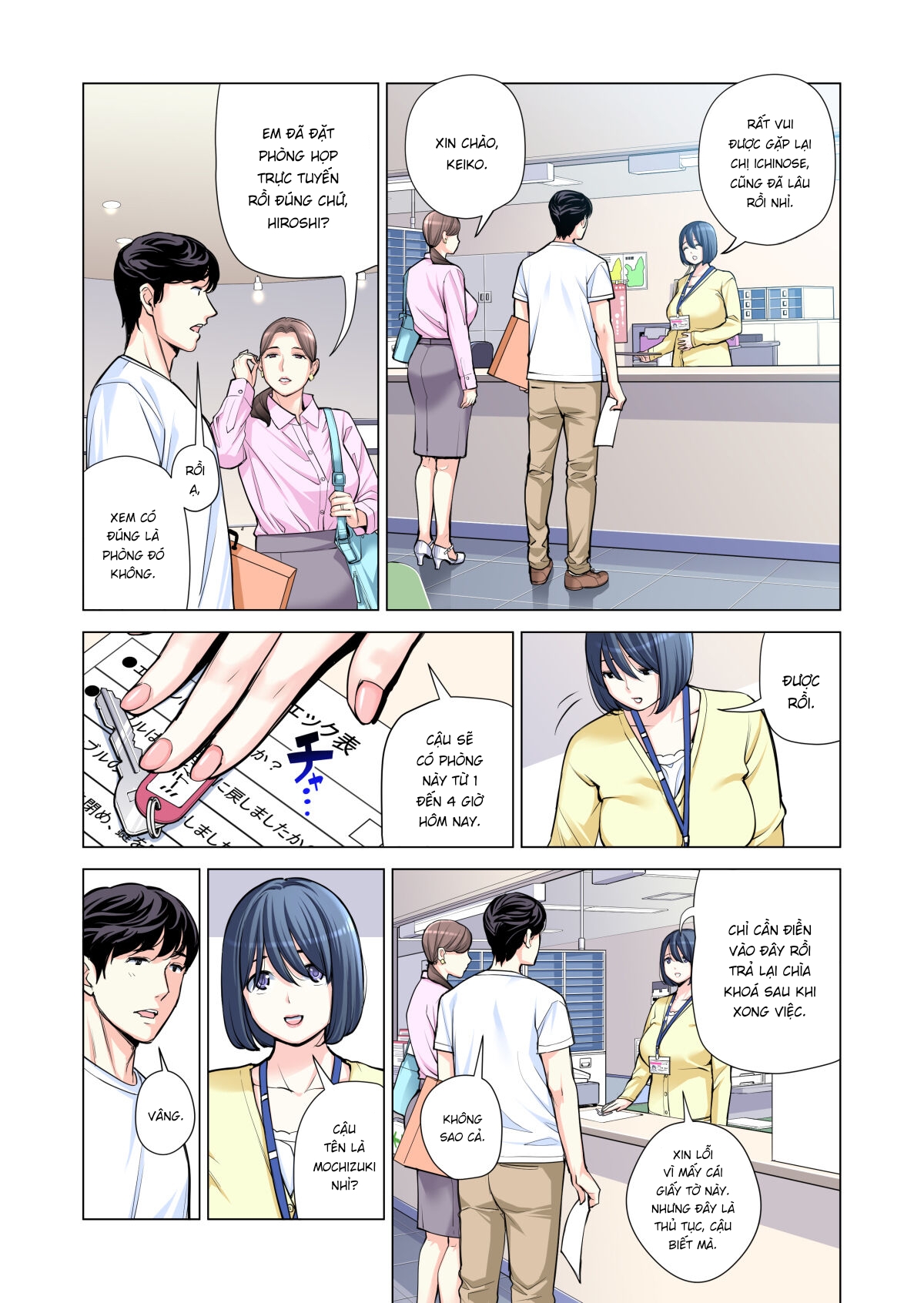 HentaiVN.net - Ảnh 13 - Những cô trợ lý đã có chồng 1-5 - Chap 3 Full màu