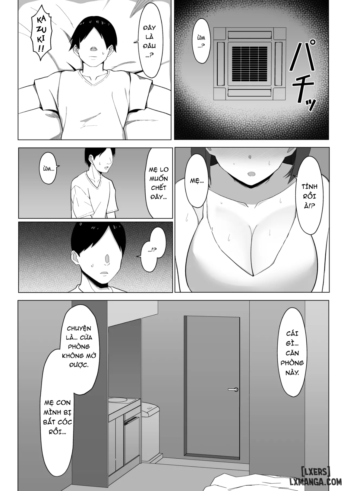 HentaiVN.net - Ảnh 12 - Kaa-chan to Sex Shinai to Derarenai Heya ~Kuchiurusai Haha to Hankouki no Ore~ - Chap 1
