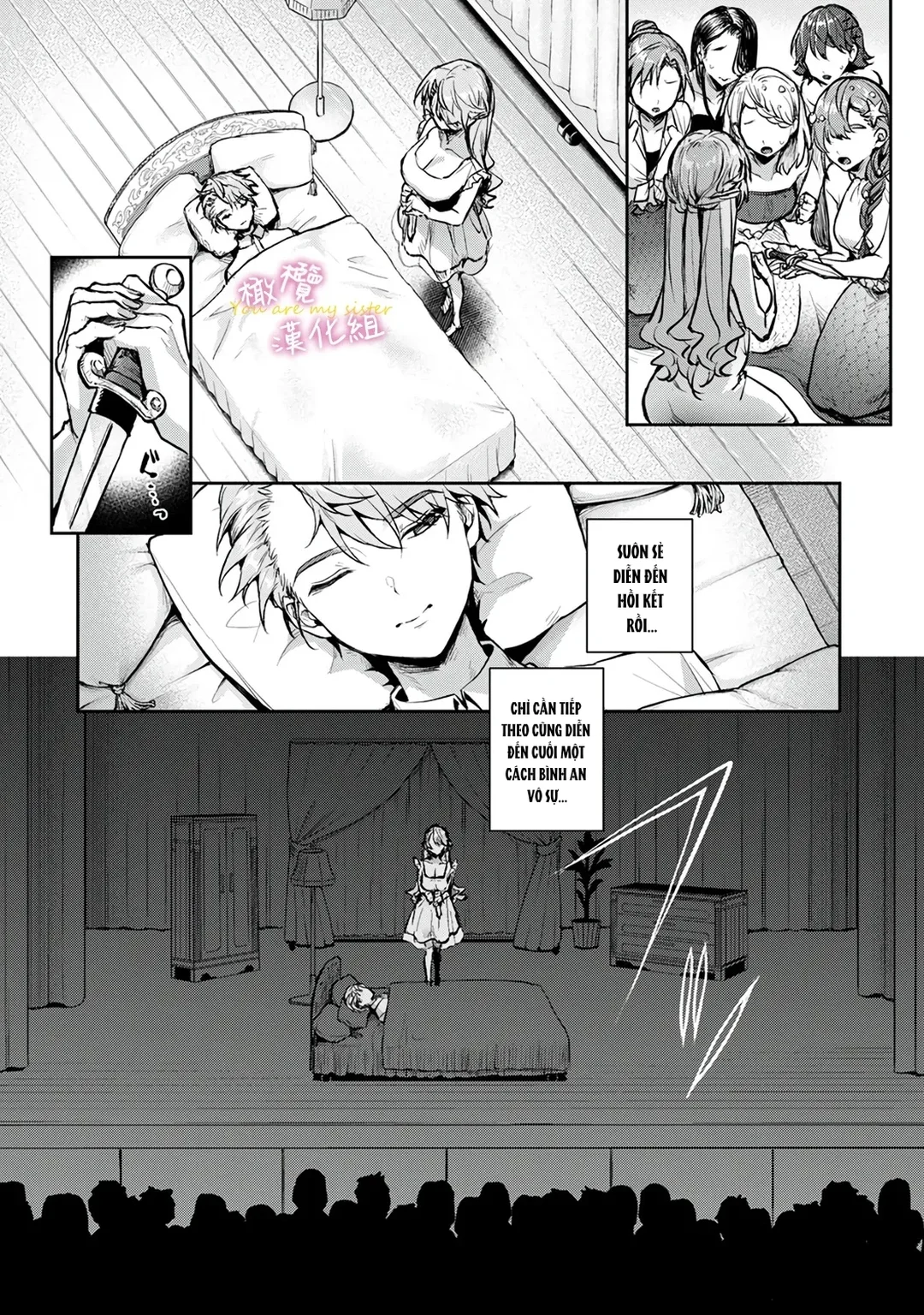 HentaiVN.net - Ảnh 15 - Chúng Tôi Là Tù Nhân Của Chị Gái - Ch. 5A