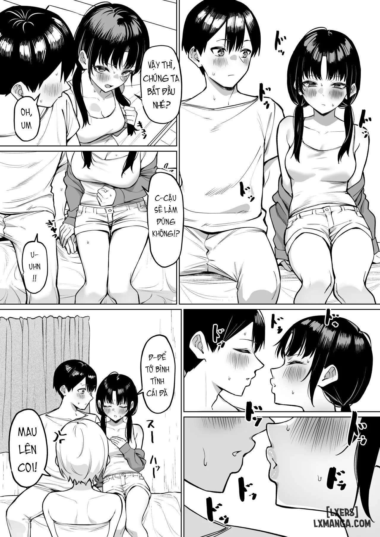 HentaiVN.net - Ảnh 11 - Câu Chuyện Về Việc Tôi Đã Hôn Nhau Với Hai Cô Bạn Của Tôi - Oneshot