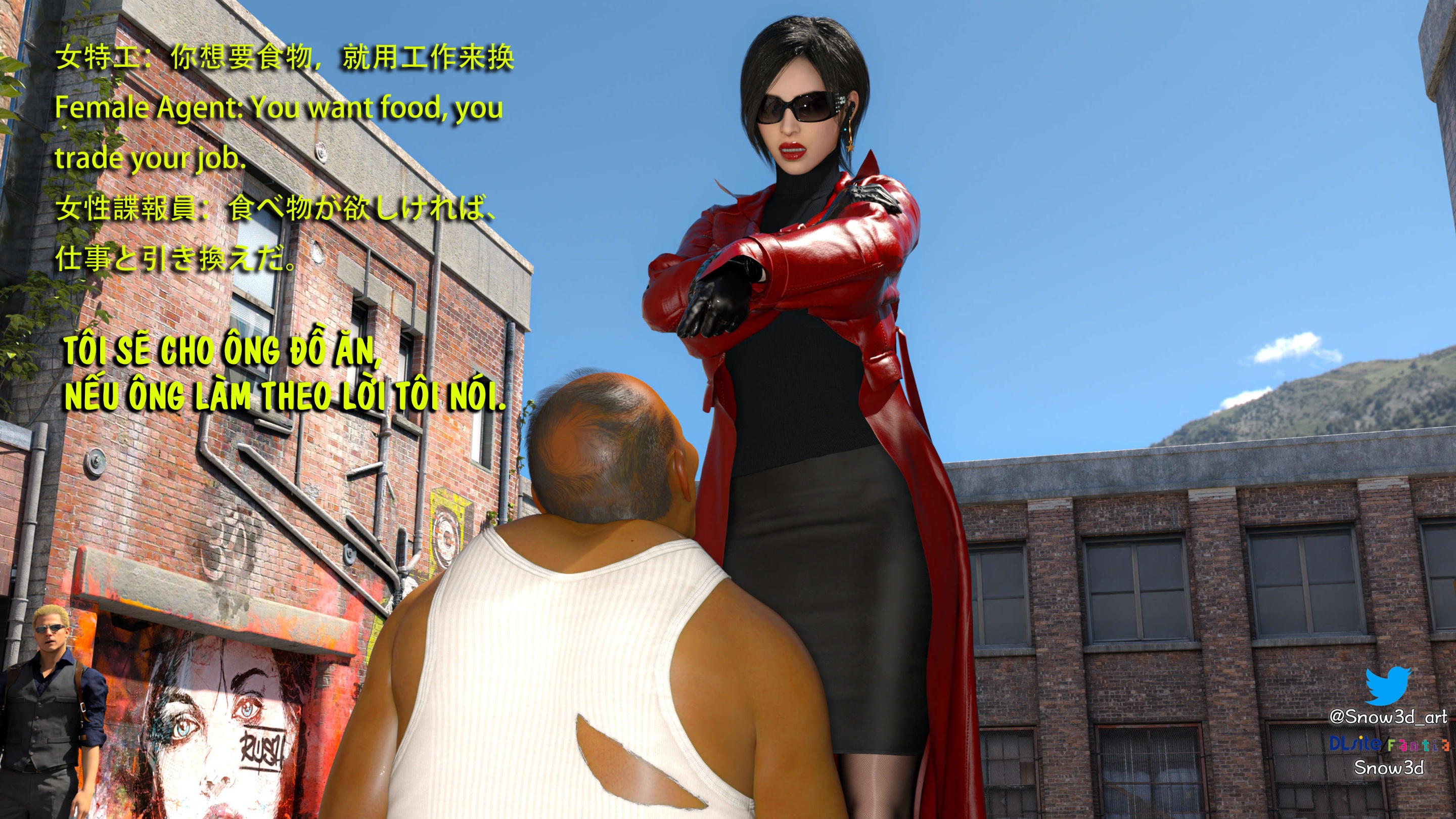 HentaiVN.net - Ảnh 14 - Ada Wong Và Kẻ Ăn Mày - Chap 1