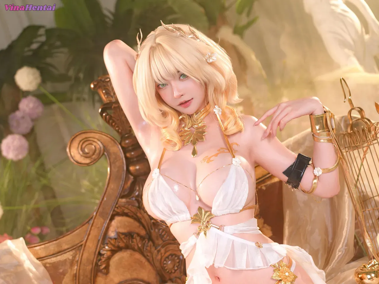 HentaiVN.net - Ảnh 14 - Aglaea bản swimsuit - Honkai: Star Rail - Aglaea