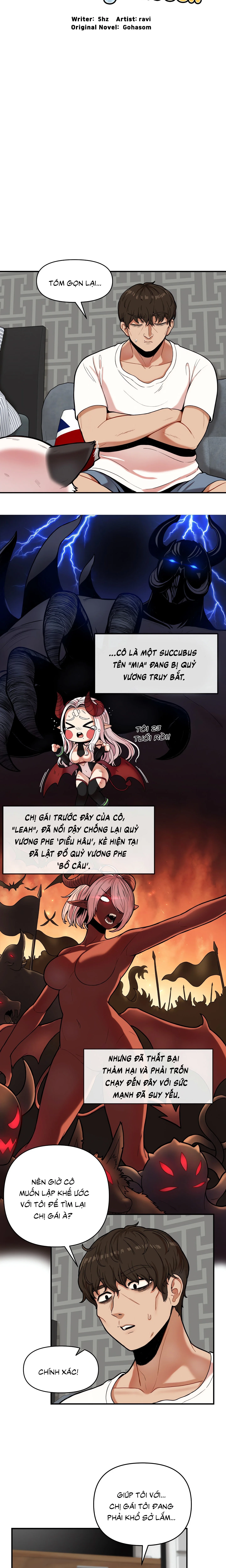 HentaiVN.net - Ảnh 14 - Con Mèo Nhặt Được Hóa Ra Là Succubus!? Tôi nhận được kĩ năng vô hình (Không che) - Chap 1