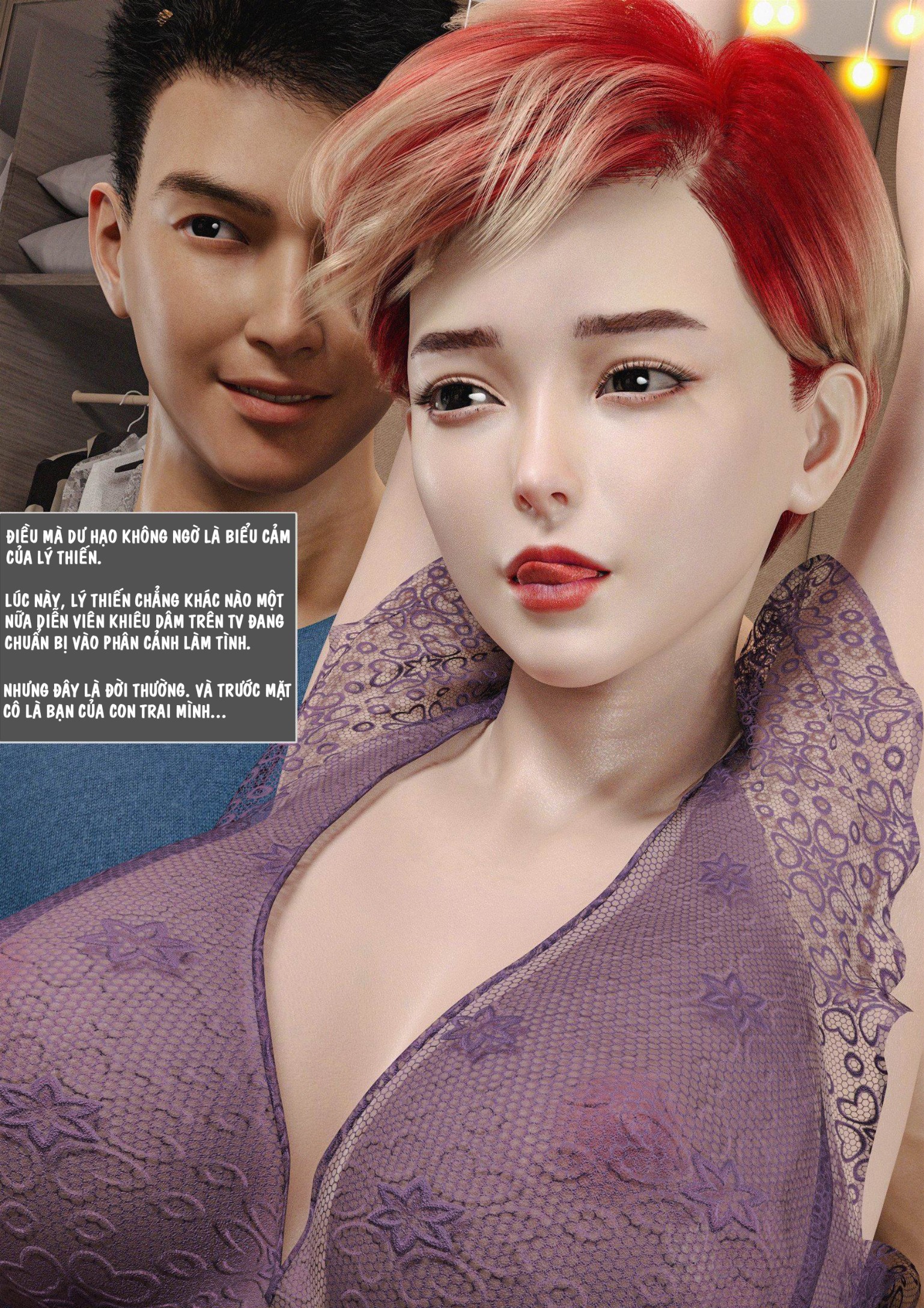 HentaiVN.net - Ảnh 15 - Ham Muốn Kì Lạ Với Mẹ - Chương 4 Để Mẹ Diễn Lại Cho Con Xem