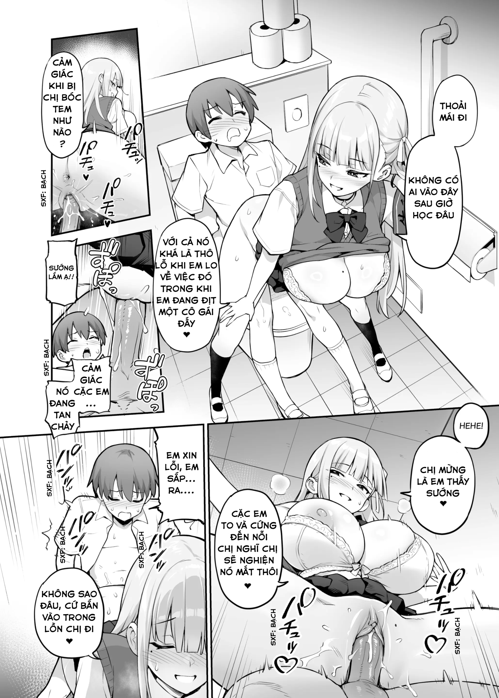 HentaiVN.net - Ảnh 14 - Akogare no Seitokaichou ga Kyonyuu Sugiru Ken - Phần 1 - Chap 1, 2, 3 - Full 3 chap