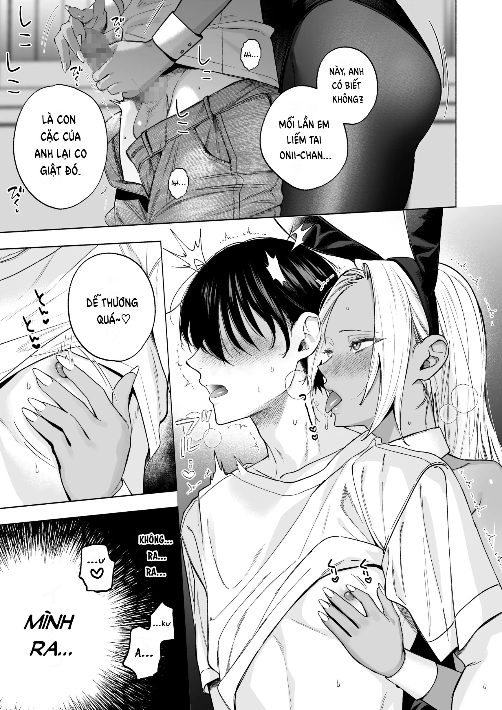 HentaiVN.net - Ảnh 15 - Cô em gái kế gyaru da ngăm ngực khủng muốn vắt kiệ…t cách dịu dàng 1.5~ sex cosplay tại lễ hội trường - Chap 1