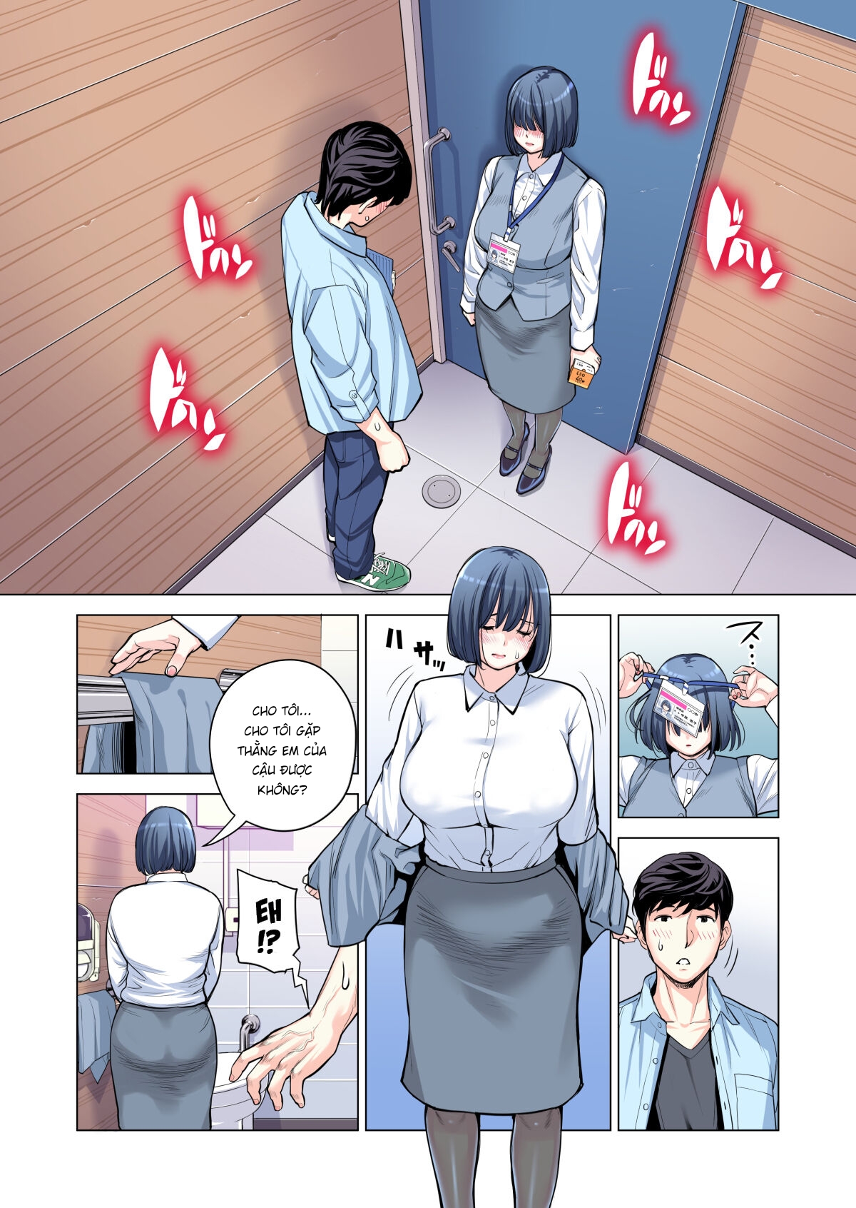 HentaiVN.net - Ảnh 16 - Những cô trợ lý đã có chồng 1-5 - Chap 4 Full màu