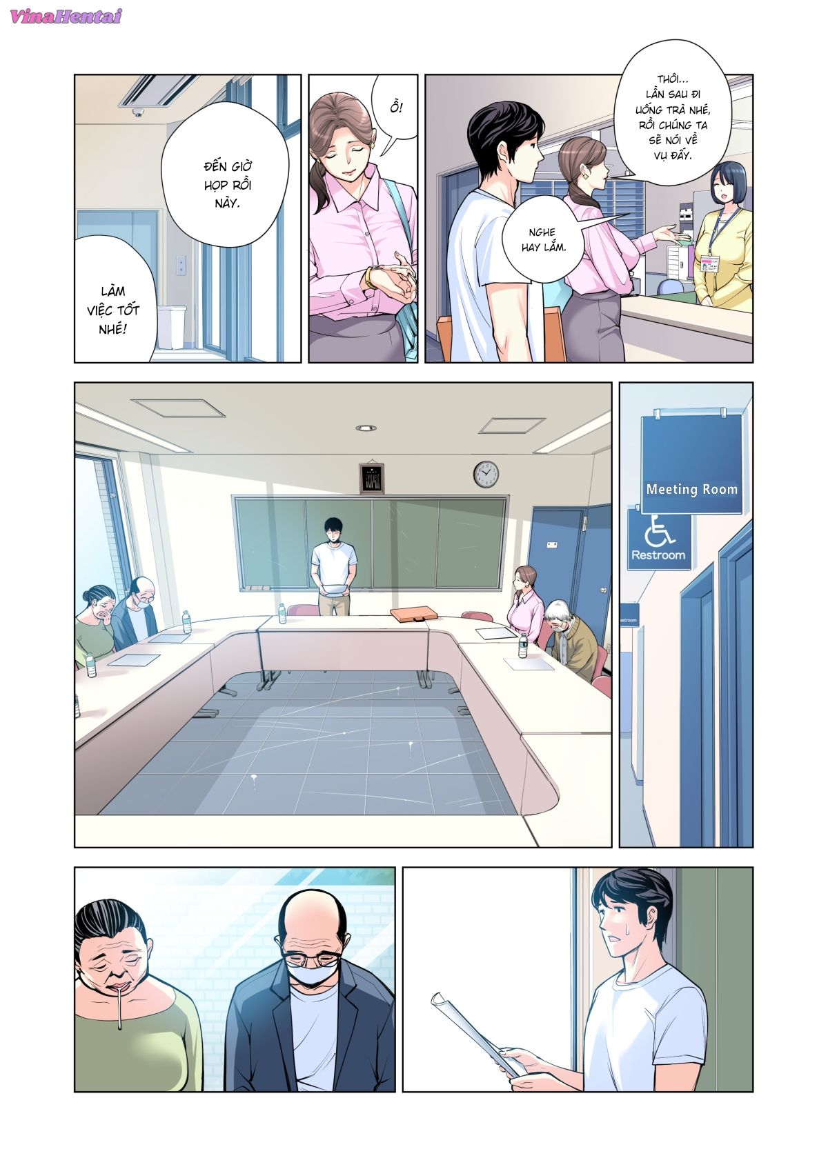 HentaiVN.net - Ảnh 17 - Những cô trợ lý đã có chồng 1-5 - Chap 3 Full màu