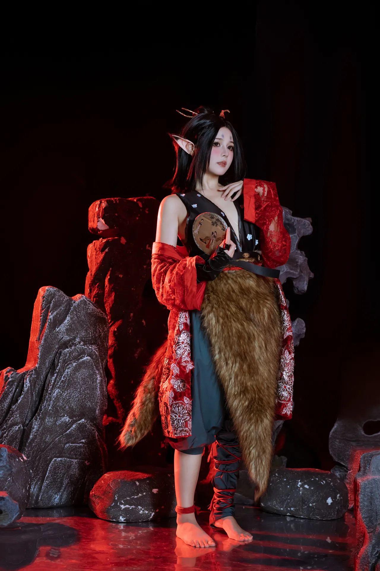 HentaiVN.net - Ảnh 16 - Thất Nguyệt Miêu Tử – Bình Bình (Black Myth: Wukong) - Bình Bình (Black Myth: Wukong)