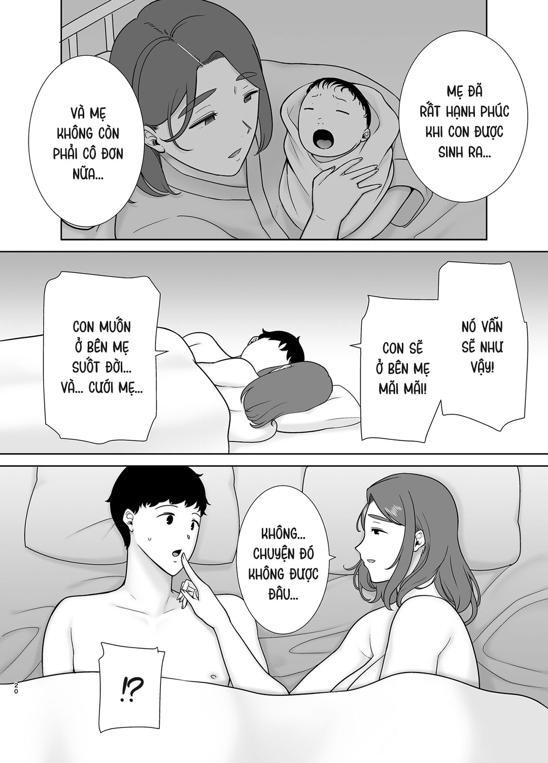 HentaiVN.net - Ảnh 19 - Mẹ chính là người tôi yêu! - Chap 9a