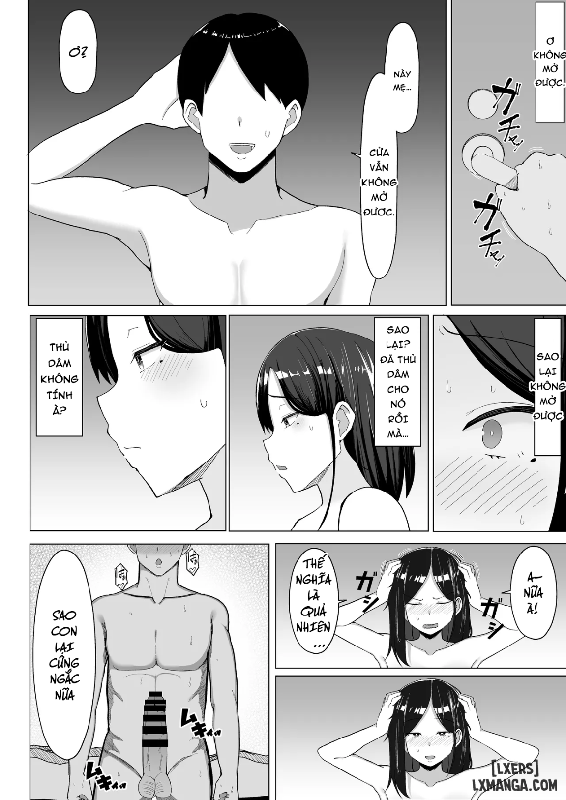 HentaiVN.net - Ảnh 17 - Kaa-chan to Sex Shinai to Derarenai Heya ~Kuchiurusai Haha to Hankouki no Ore~ - Chap 1