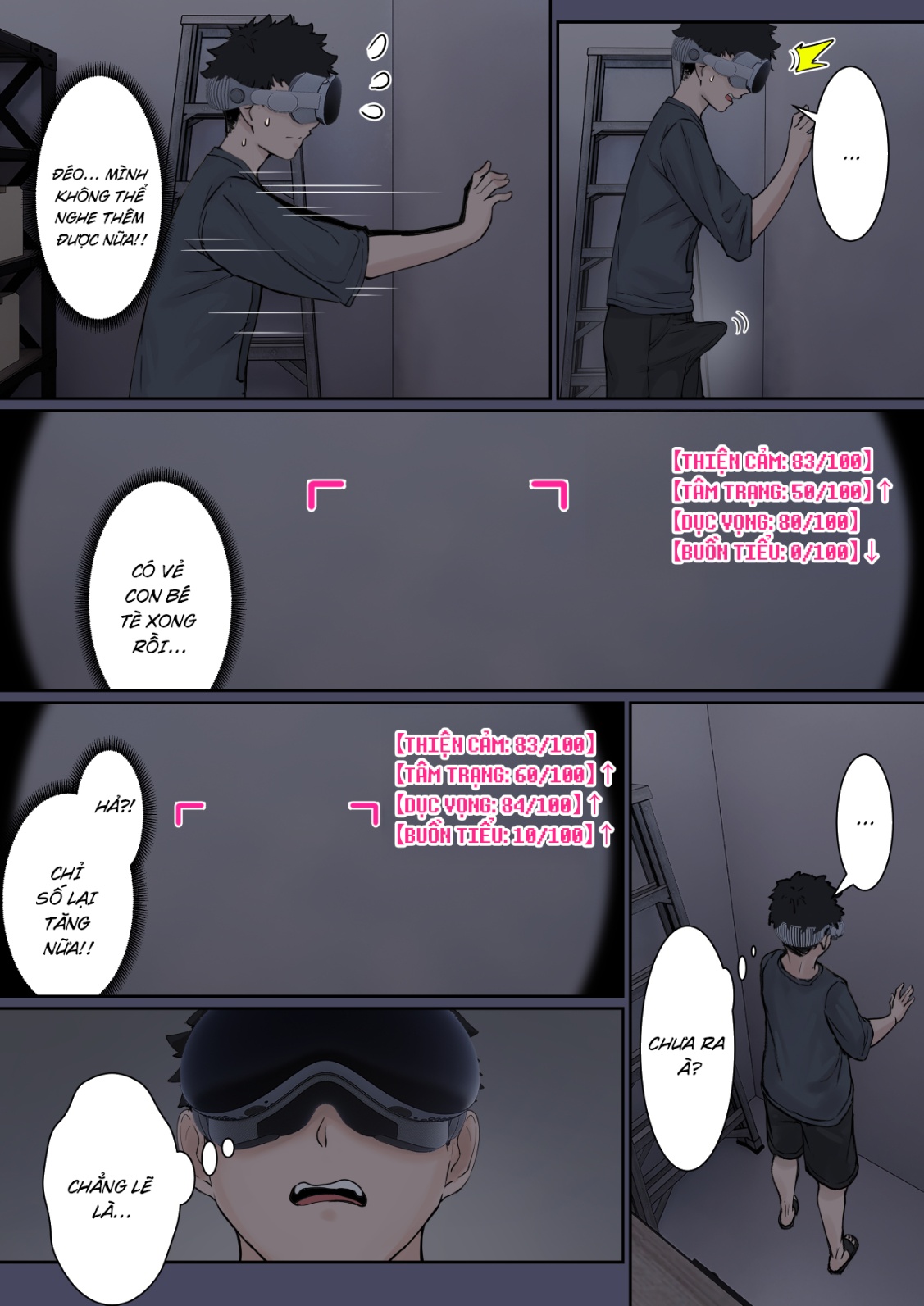 HentaiVN.net - Ảnh 19 - Ore no AR Megane wa Gimai no Samazama na Suuchi ga Mieru?! - Chap 1 [Thiện cảm_ác cảm_Dục vọng] Tùy chọn đặc biệt [???]