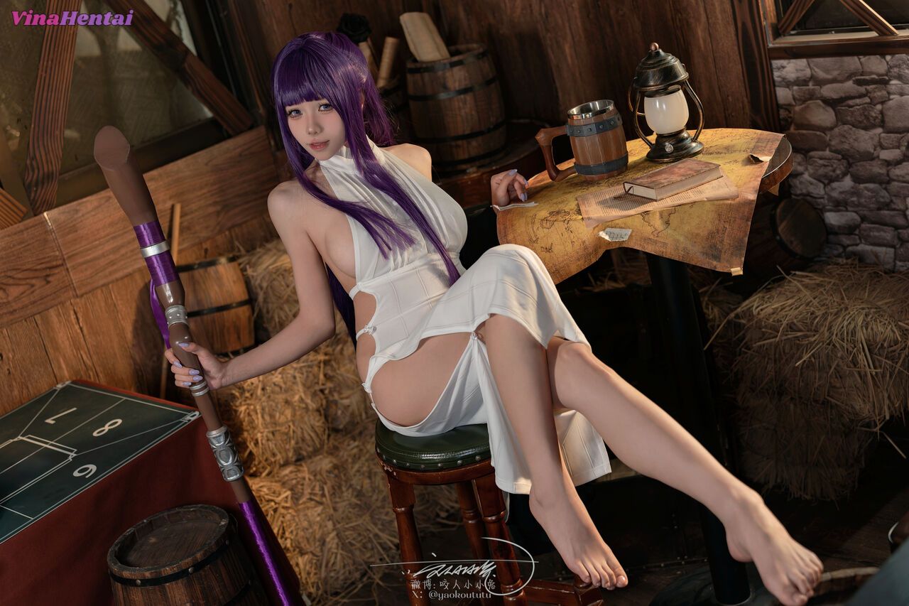 HentaiVN.net - Ảnh 19 - Cosplay Fern 黏黏团子兔 - 酩酊大喷菇 - Cosplay Fern