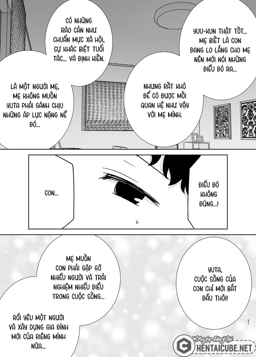 HentaiVN.net - Ảnh 20 - Mẹ chính là người tôi yêu! - Chap 9a