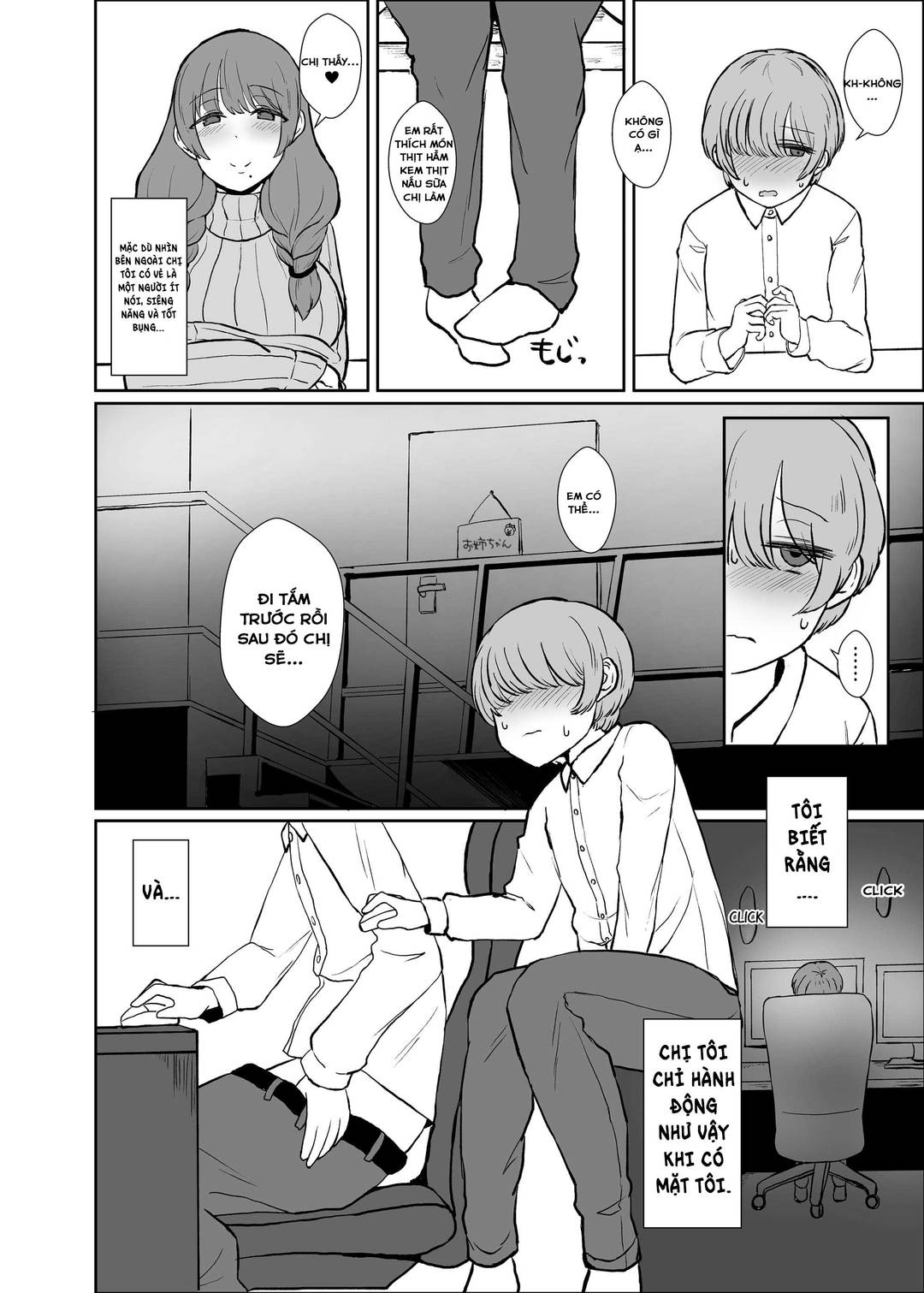 HentaiVN.net - Ảnh 3 - Phòng của chị gái - Oneshot