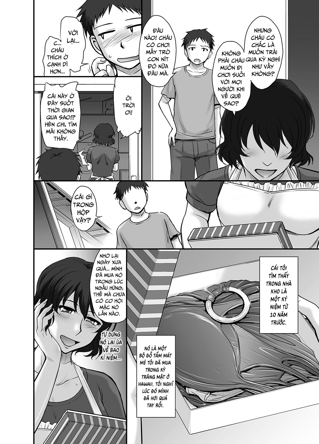 HentaiVN.net - Ảnh 3 - Kỳ nghỉ hè bỏng tay của dì cháu tôi - Oneshot