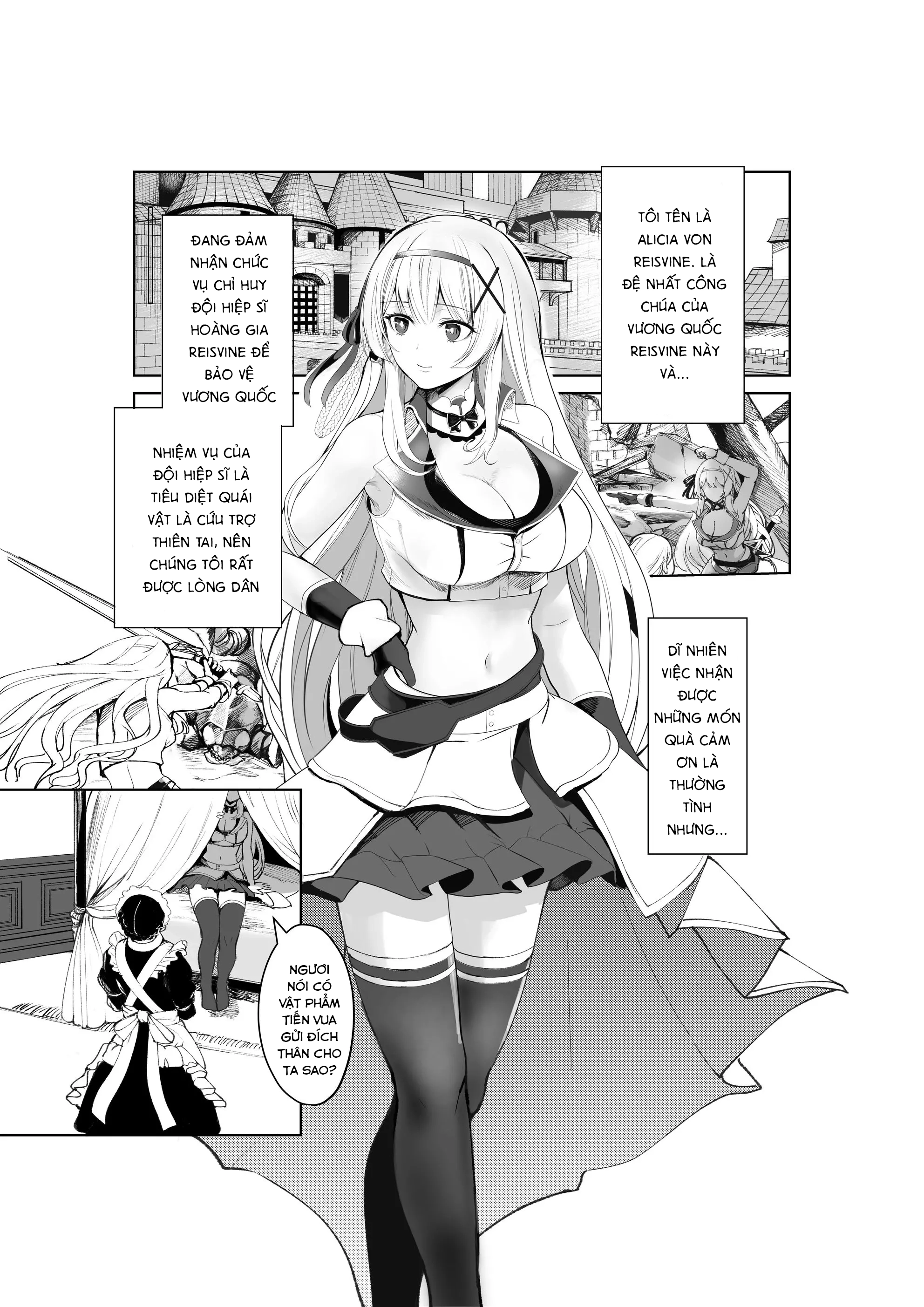 HentaiVN.net - Ảnh 3 - Nỗi khổ nạn của công chúa hiệp sĩ Alicia - #3: Bị chủ tiệm đồ lót khắc dâm ấn và chinh phục cả thể xác lẫn tâm hồn