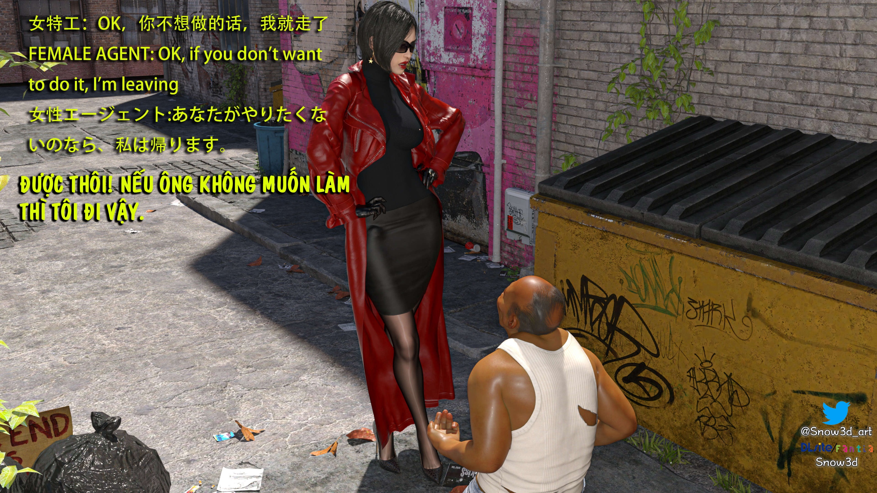 HentaiVN.net - Ảnh 20 - Ada Wong Và Kẻ Ăn Mày - Chap 1