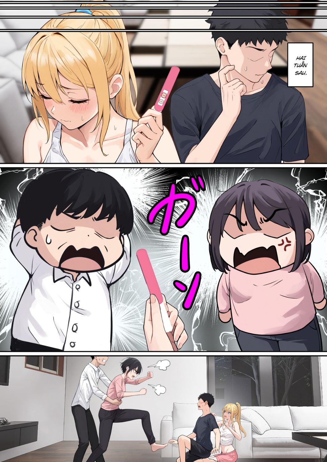 HentaiVN.net - Ảnh 21 - Ore no AR Megane wa Gimai no Samazama na Suuchi ga Mieru?! - Chap 7 Xác suất mang thai:??%